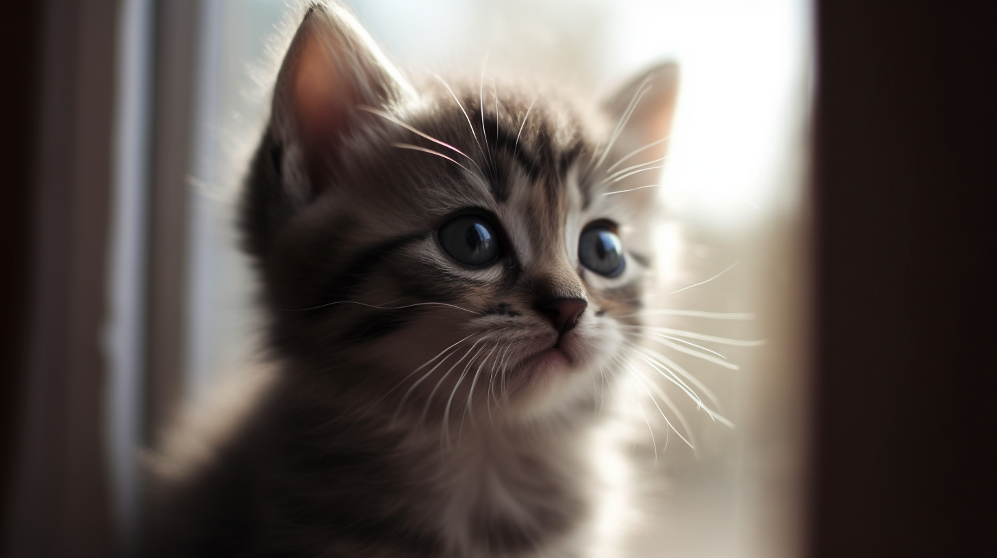 A cute kitten