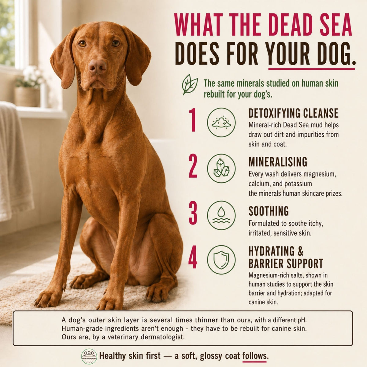 Dead Sea Mineral Dog Shampoo – 300ml