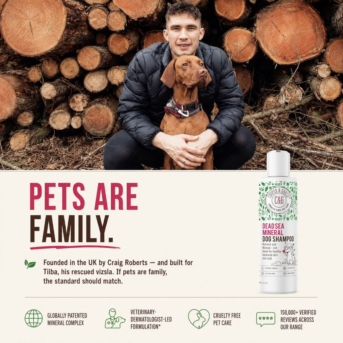 Dead Sea Mineral Dog Shampoo – 300ml