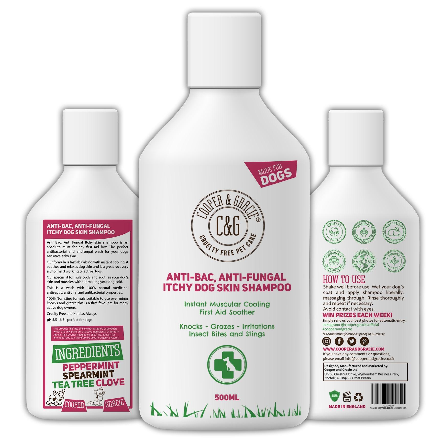 Anti-bacterial Anti-fungal Dog Shampoo - Cooper & Gracie™ Limited