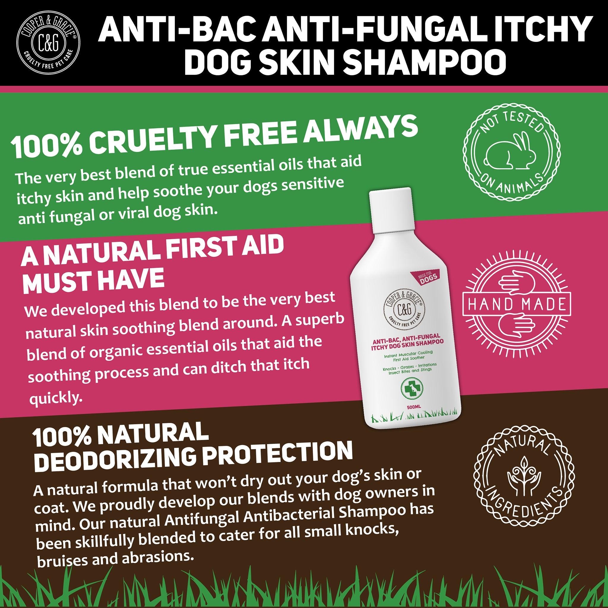 Anti-bacterial Anti-fungal Dog Shampoo - Cooper & Gracie™ Limited
