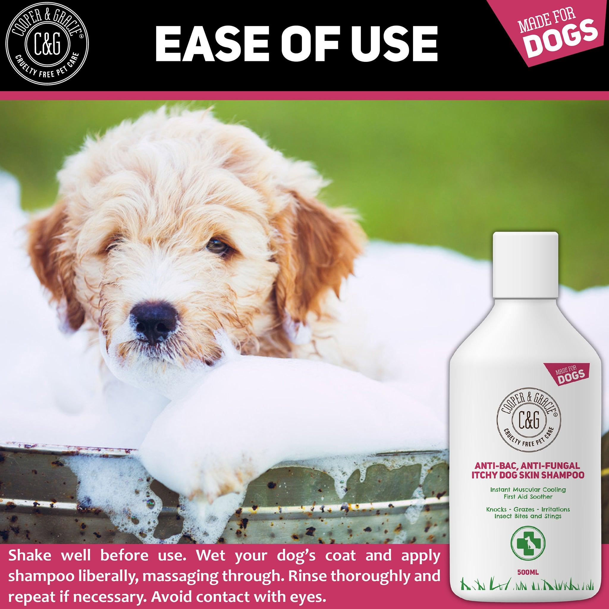 Anti-bacterial Anti-fungal Dog Shampoo - Cooper & Gracie™ Limited
