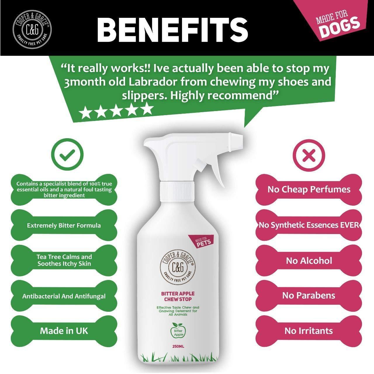 Anti-Chew Bitter Apple Spray - Cooper & Gracie™ Limited