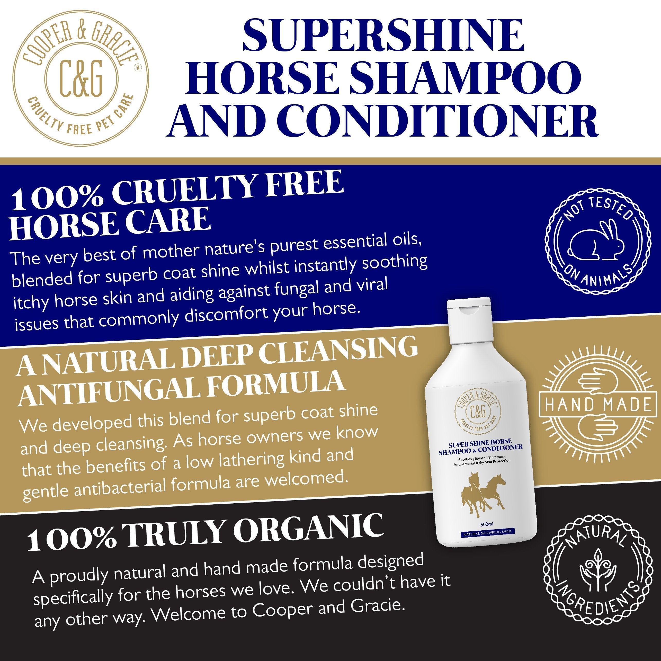 Anti Itch Shampoo and Conditioner for Horses - Cooper & Gracie™ Limited