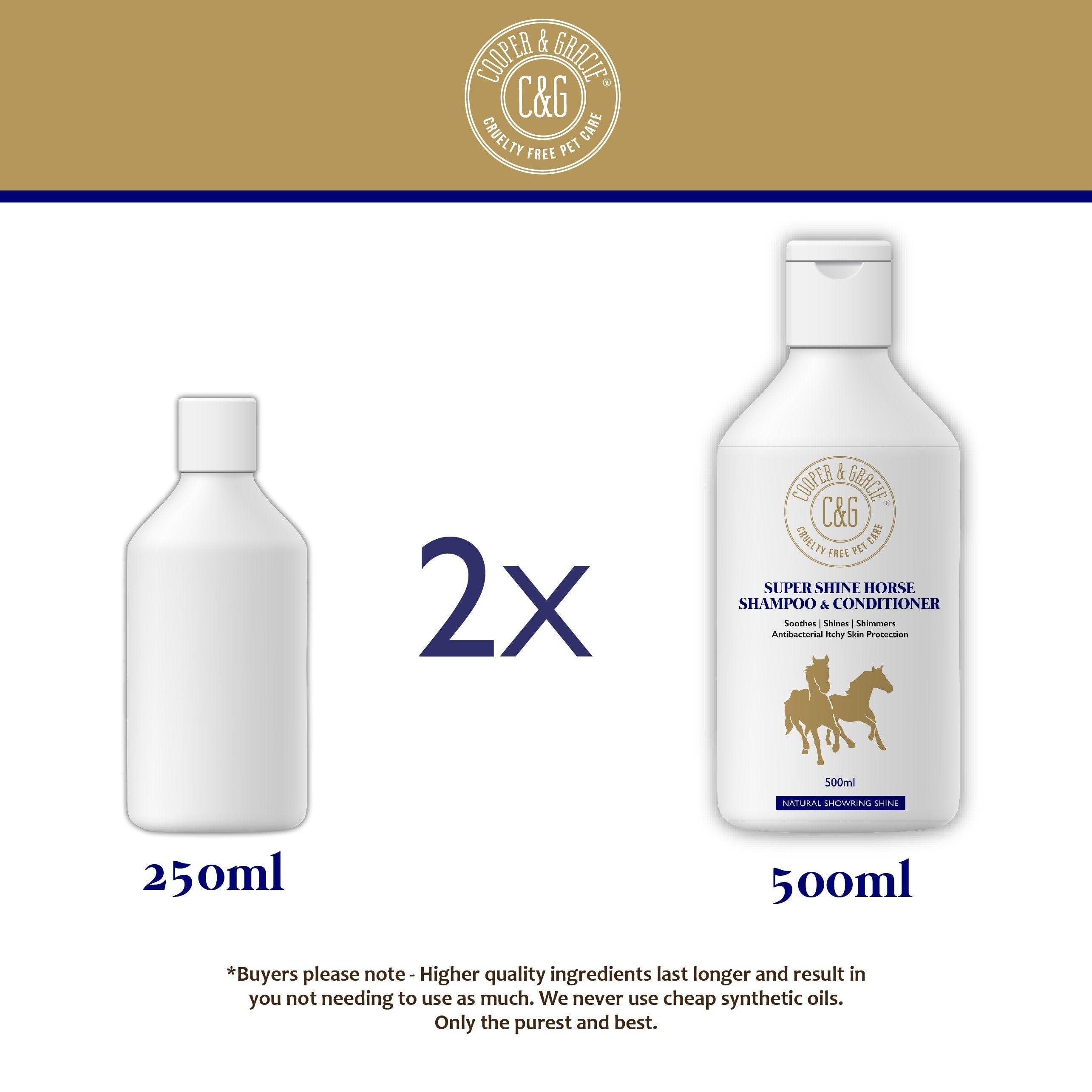 Anti Itch Shampoo and Conditioner for Horses - Cooper & Gracie™ Limited