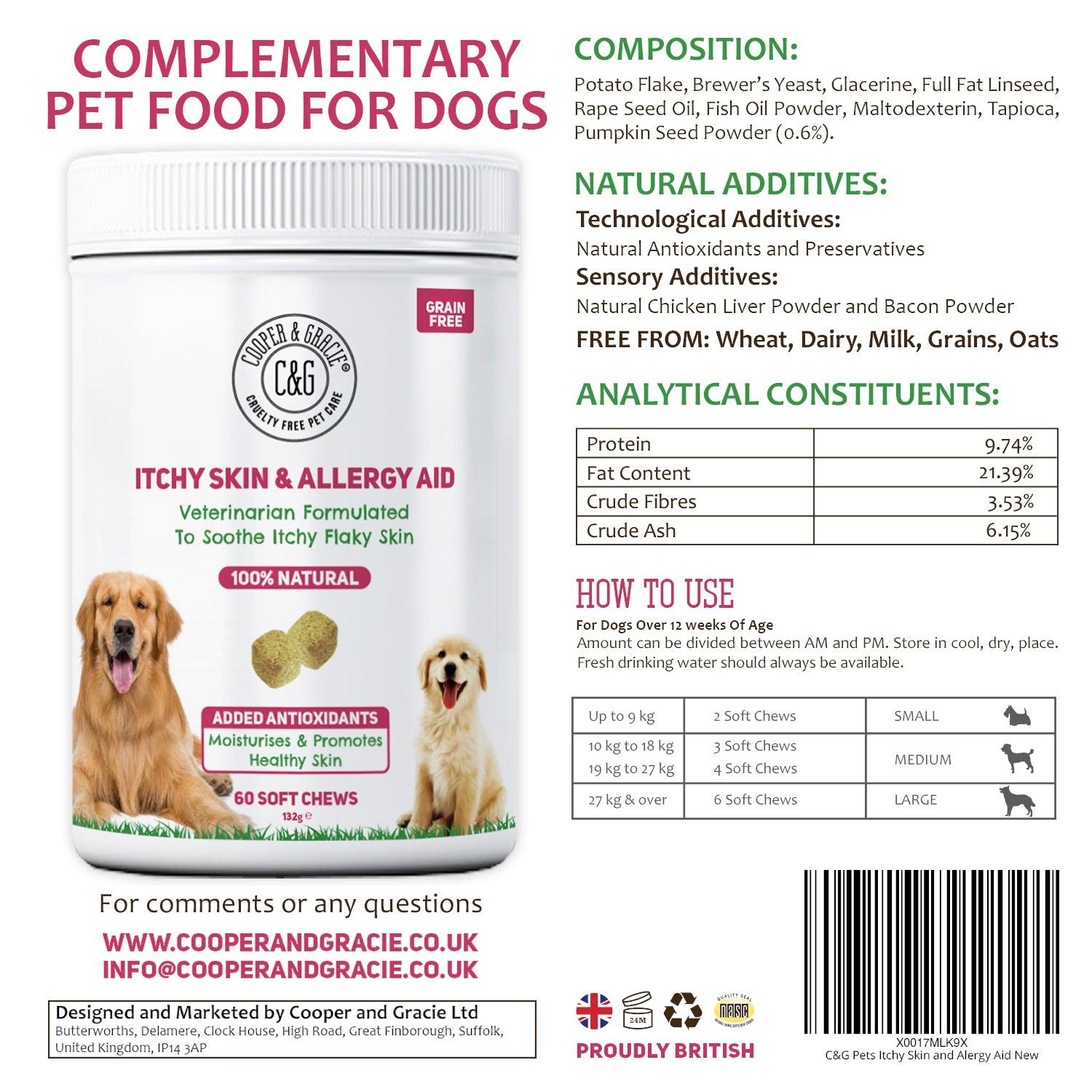 Anti-Itch Supplement for Dogs - Cooper & Gracie™ Limited