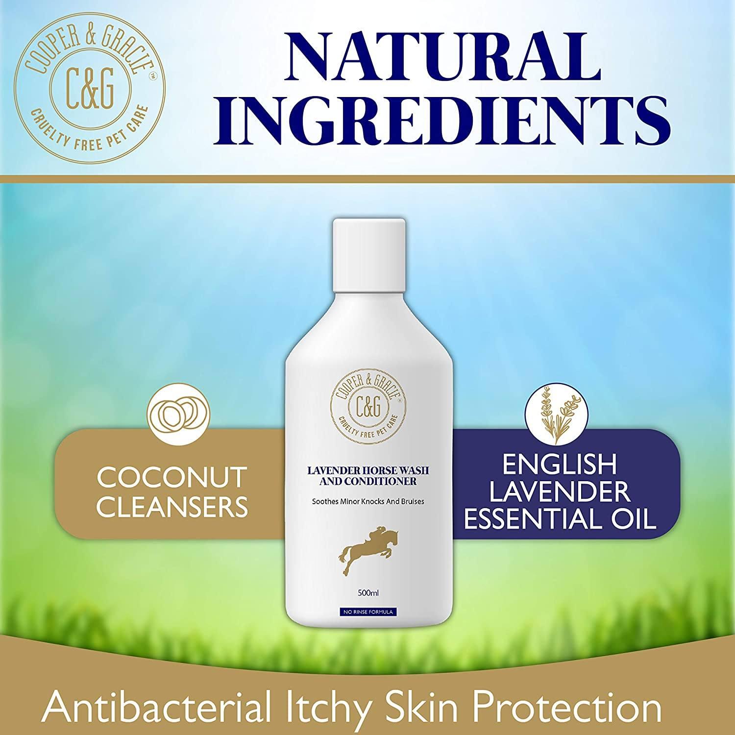 Antibacterial Horse Wash and Conditioner with Lavender - Cooper & Gracie™ Limited