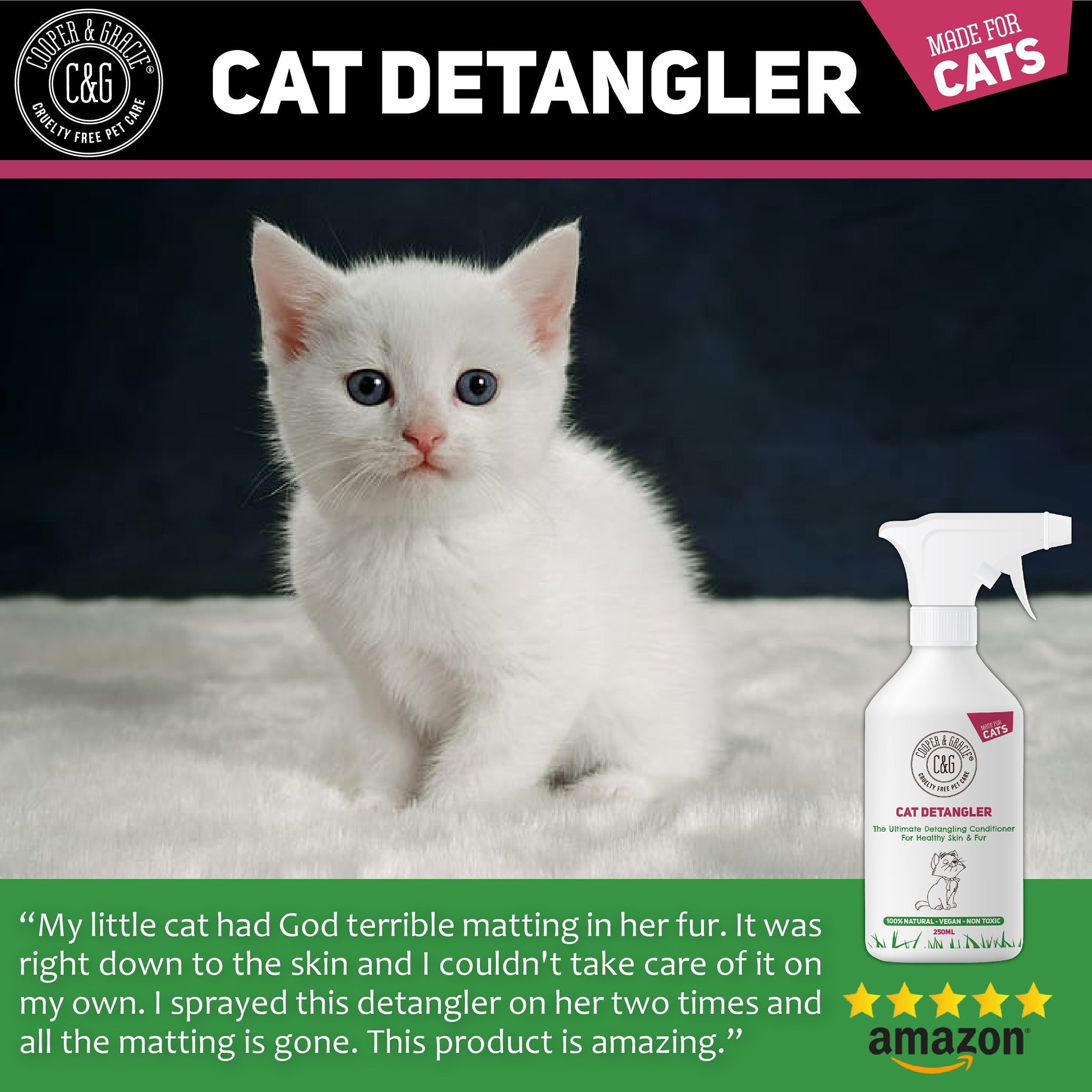 Cat Detangler Spray - Cooper & Gracie™ Limited