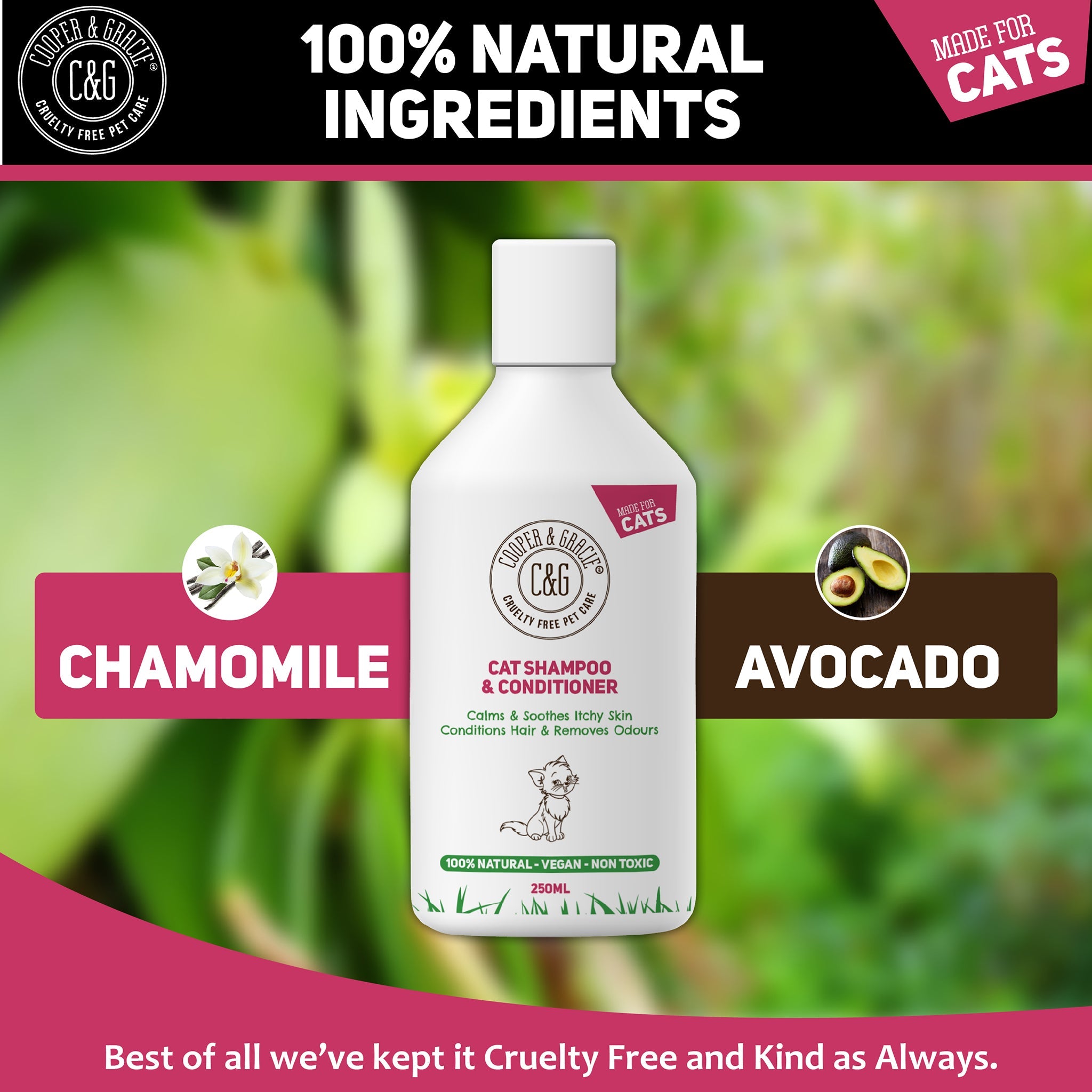 Cat Shampoo & Conditioner - Cooper & Gracie™ Limited