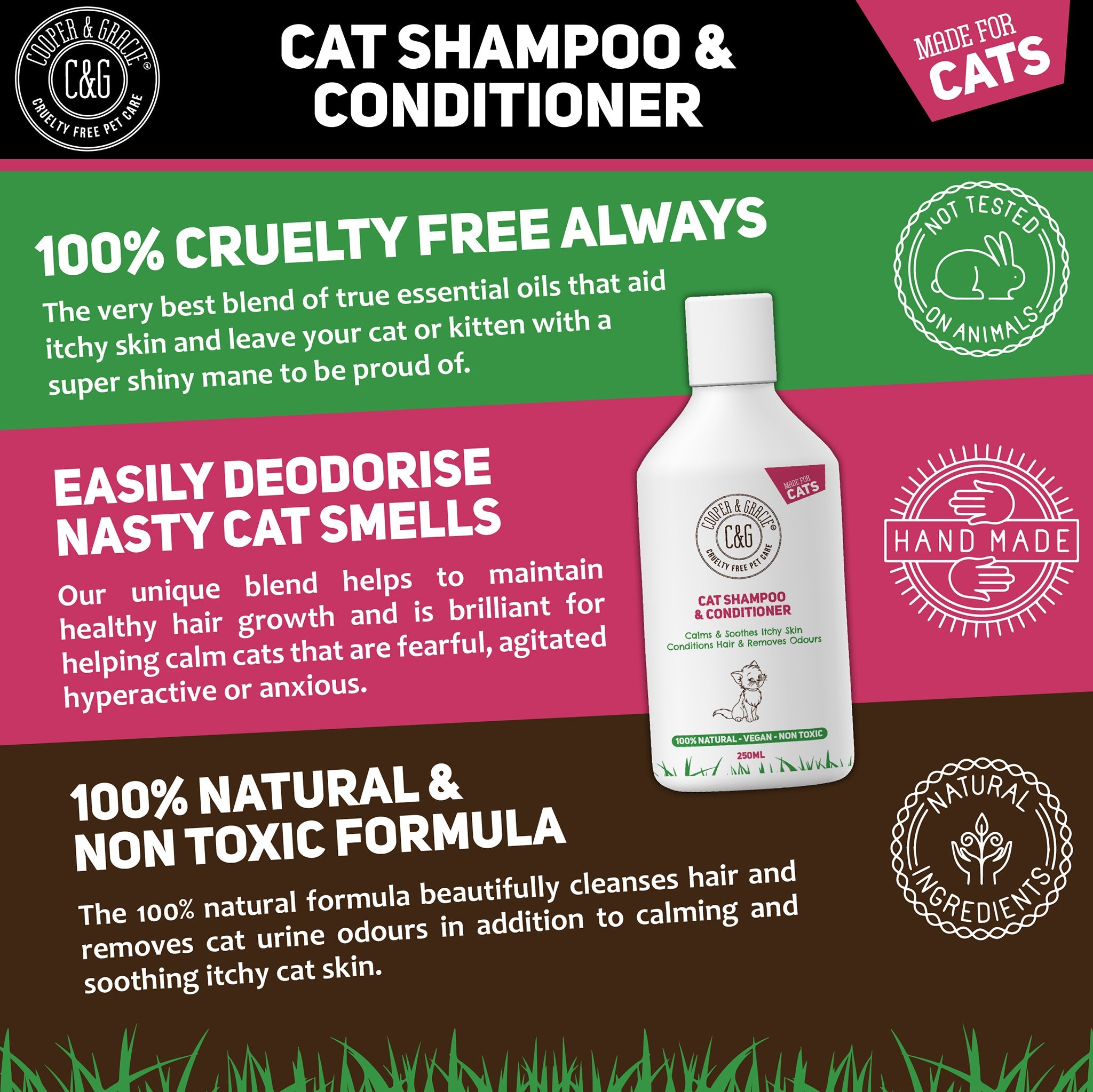 Cat Shampoo & Conditioner - Cooper & Gracie™ Limited