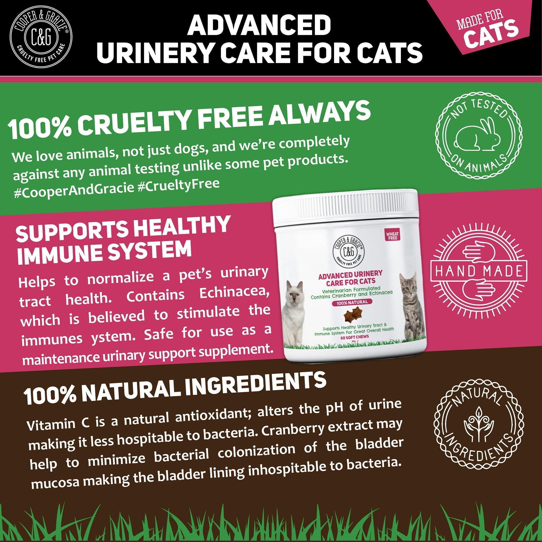 Cat Urinary Health Supplements - Cooper & Gracie™ Limited