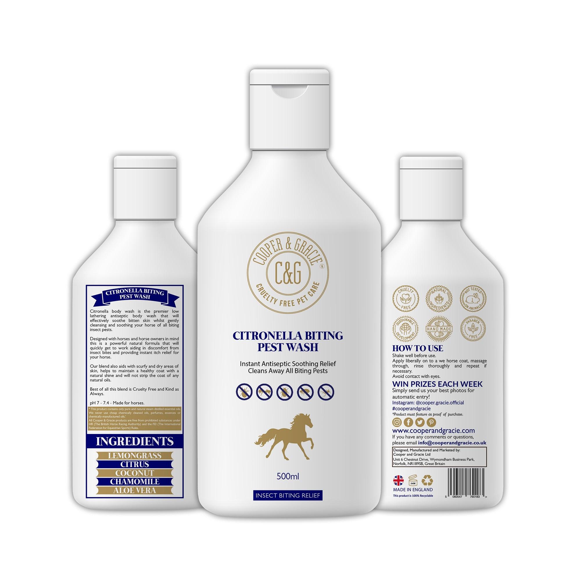 Citronella Wash for Horses - Cooper & Gracie™ Limited