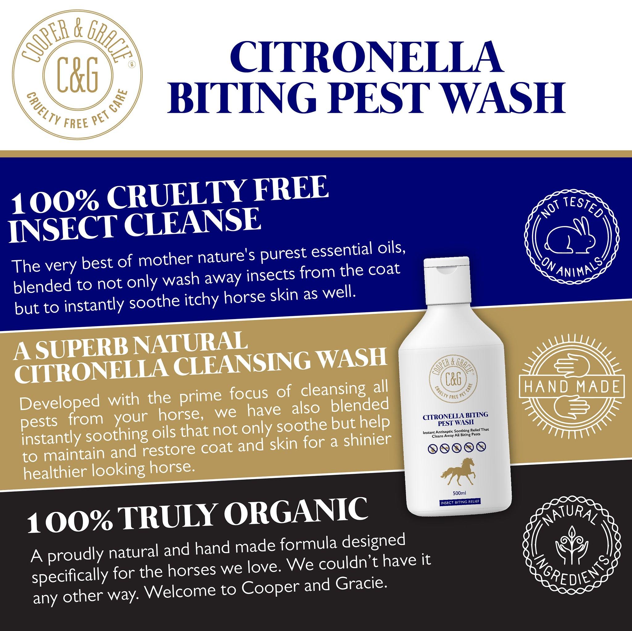 Citronella Wash for Horses - Cooper & Gracie™ Limited