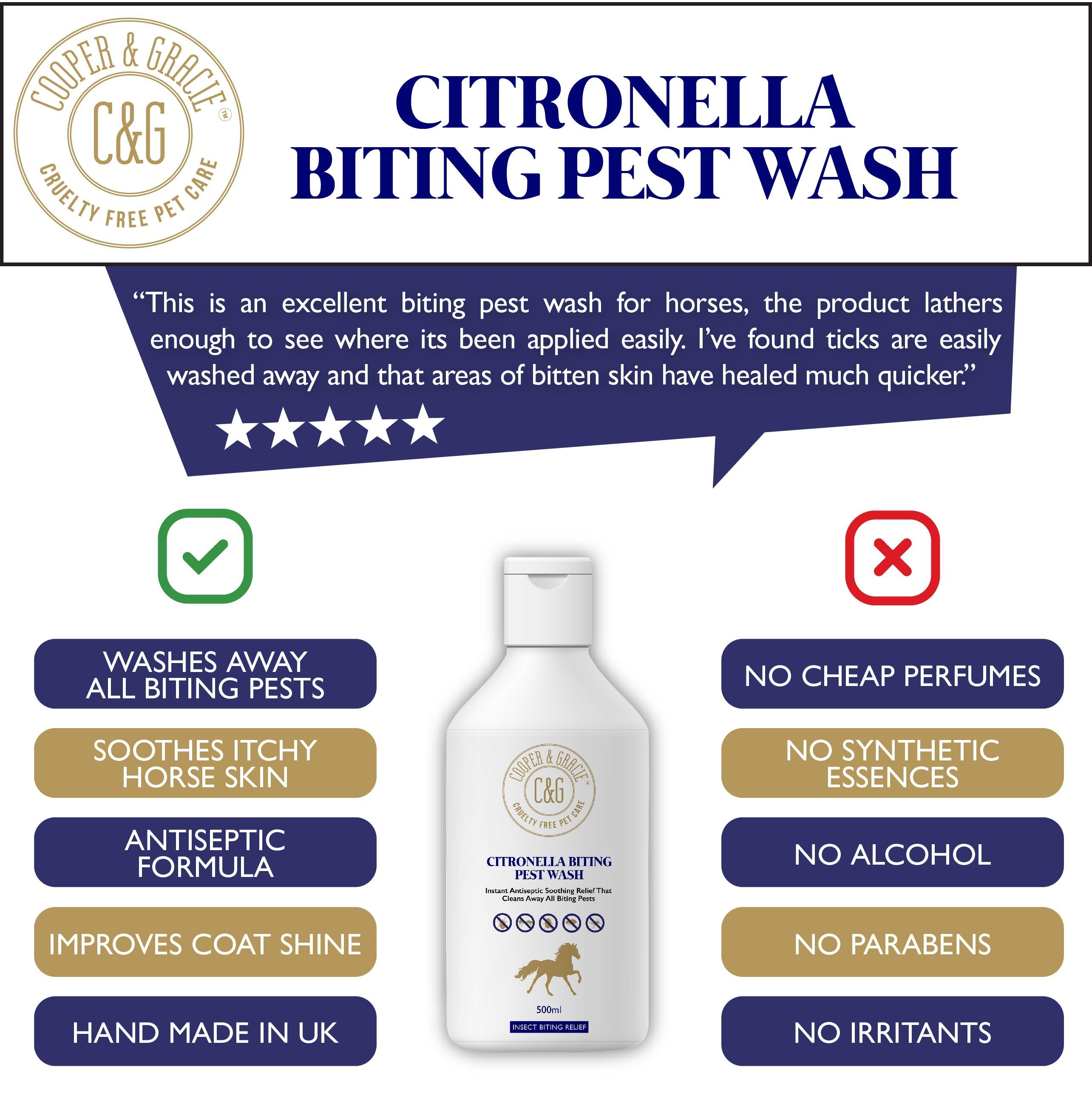 Citronella Wash for Horses - Cooper & Gracie™ Limited