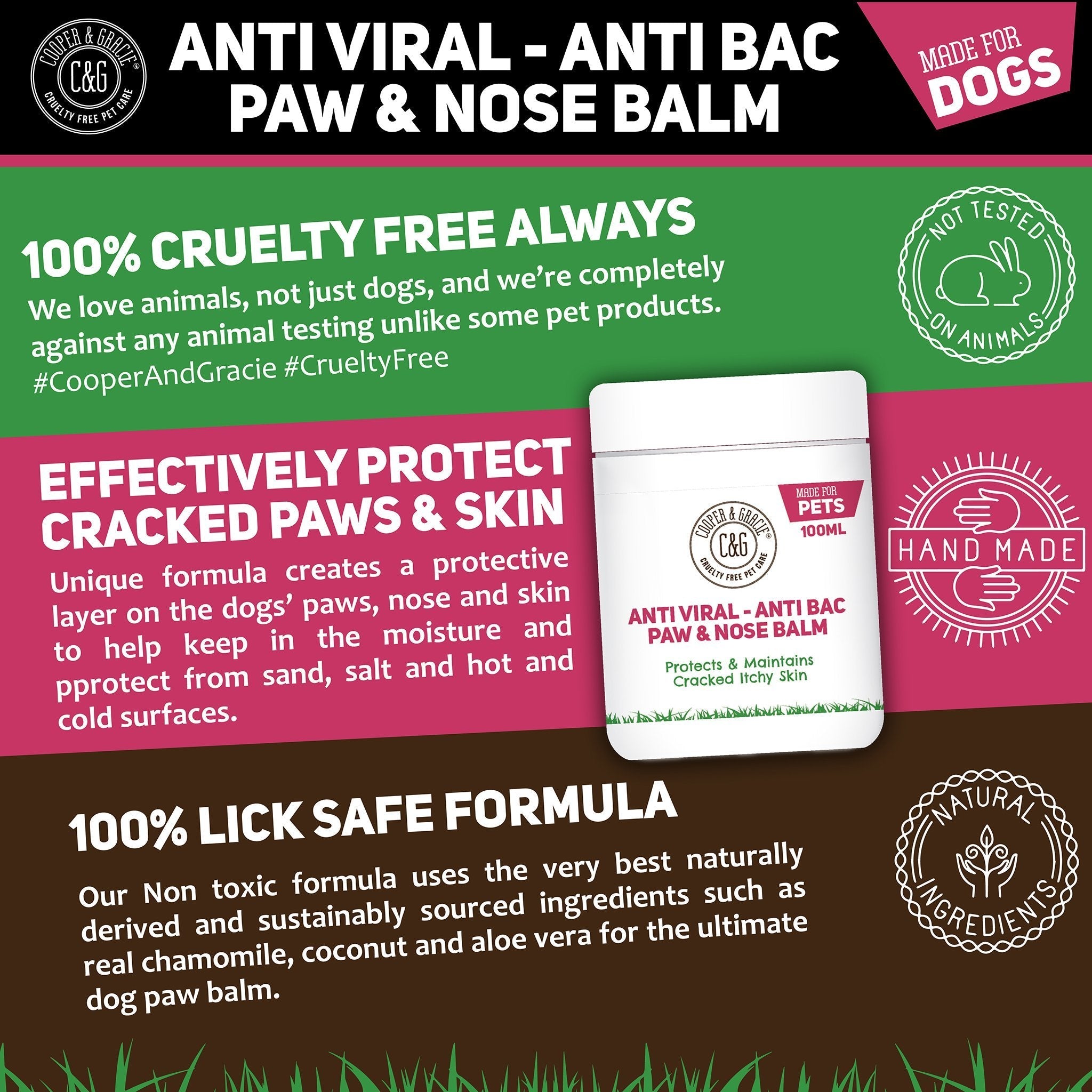 Dog Paw and Nose Balm - Cooper & Gracie™ Limited