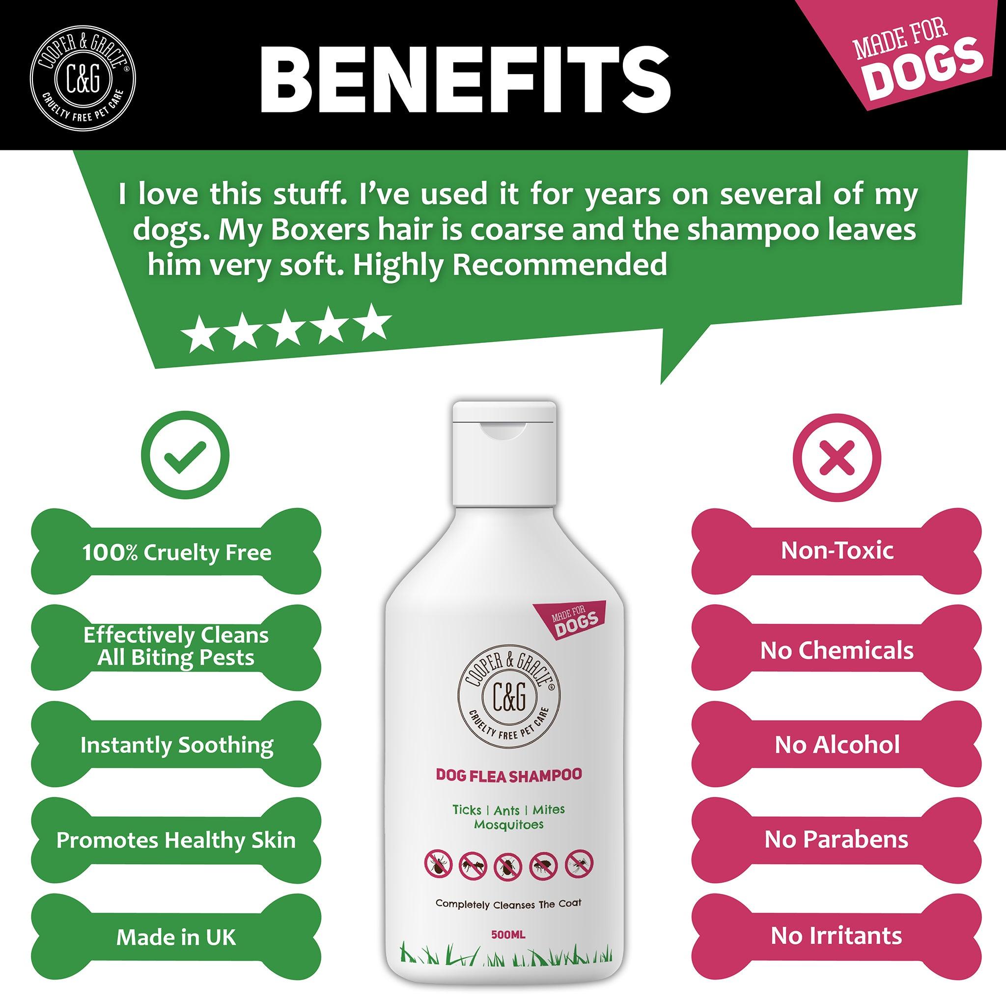 Flea and Tick Shampoo for Dogs - Cooper & Gracie™ Limited