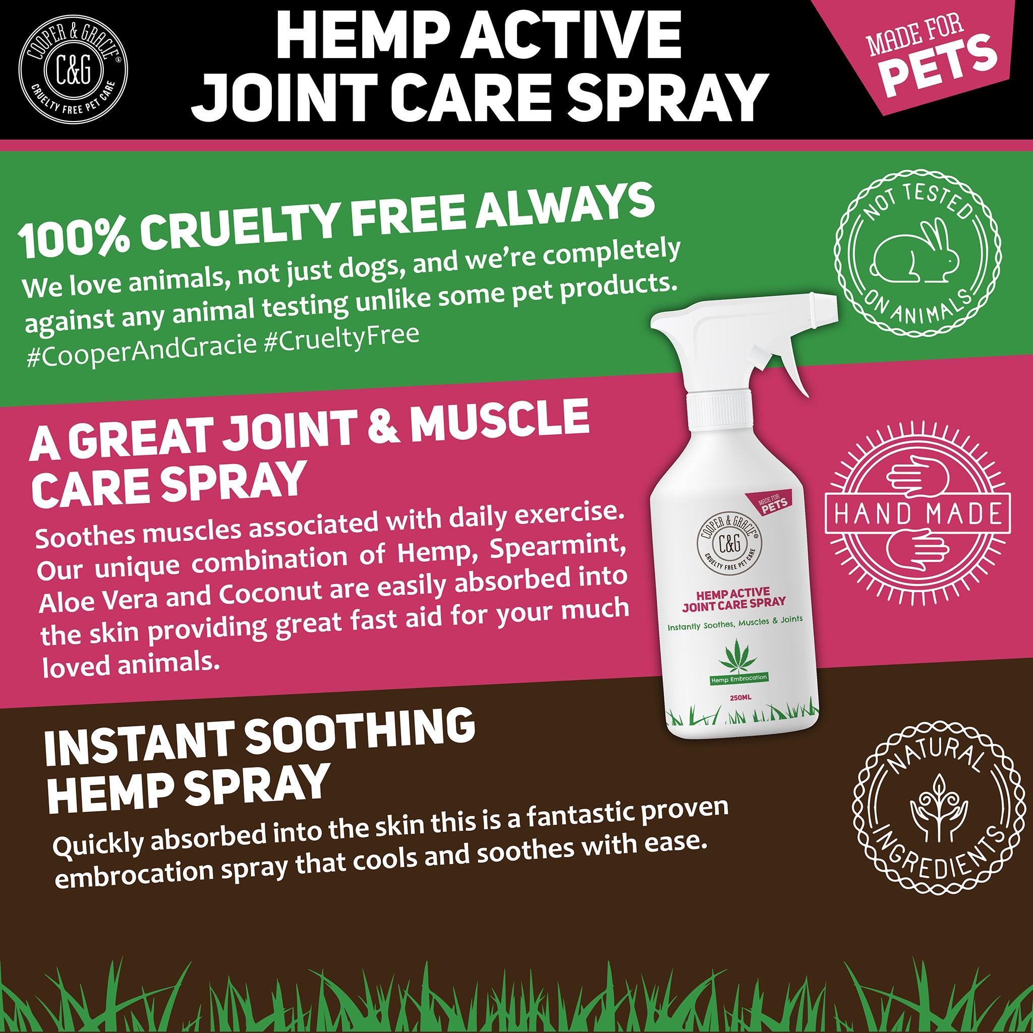 Hemp Active Joint Care Spray - Cooper & Gracie™ Limited