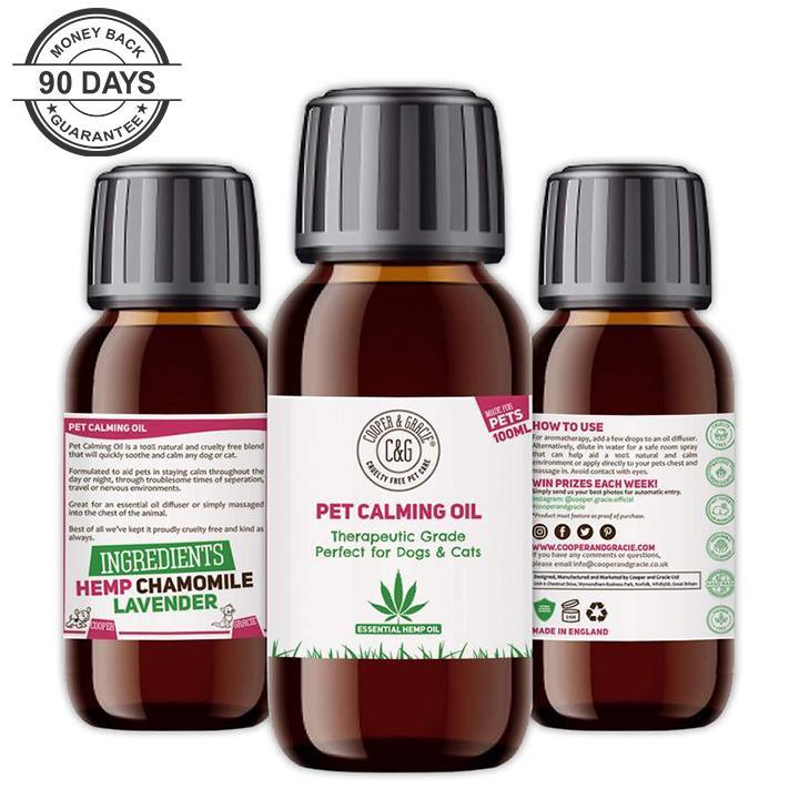 Hemp Calming Oil for Dogs and Cats - Cooper & Gracie™ Limited