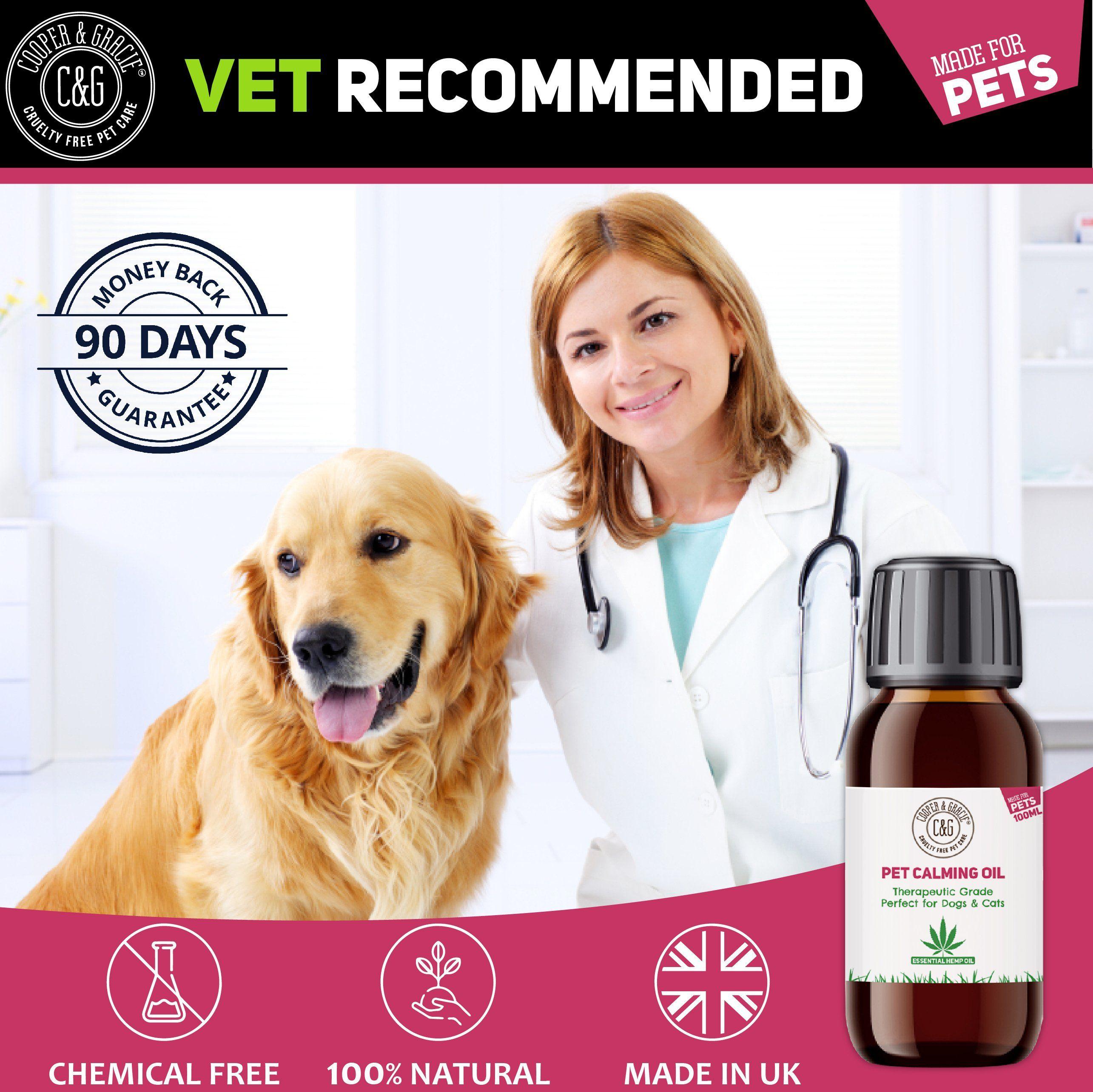 Hemp Calming Oil for Dogs and Cats - Cooper & Gracie™ Limited