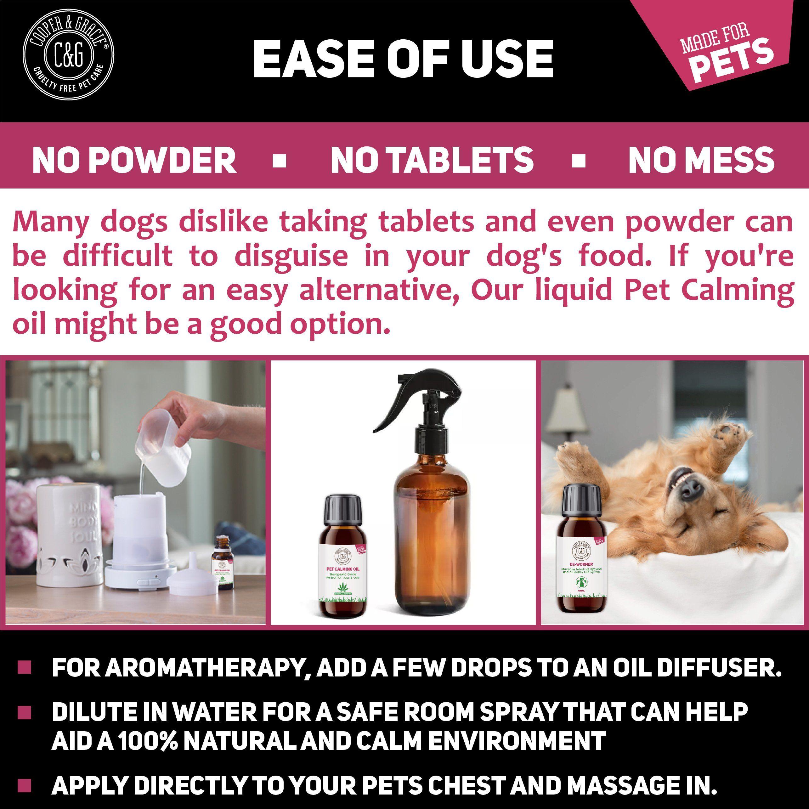 Hemp Calming Oil for Dogs and Cats - Cooper & Gracie™ Limited