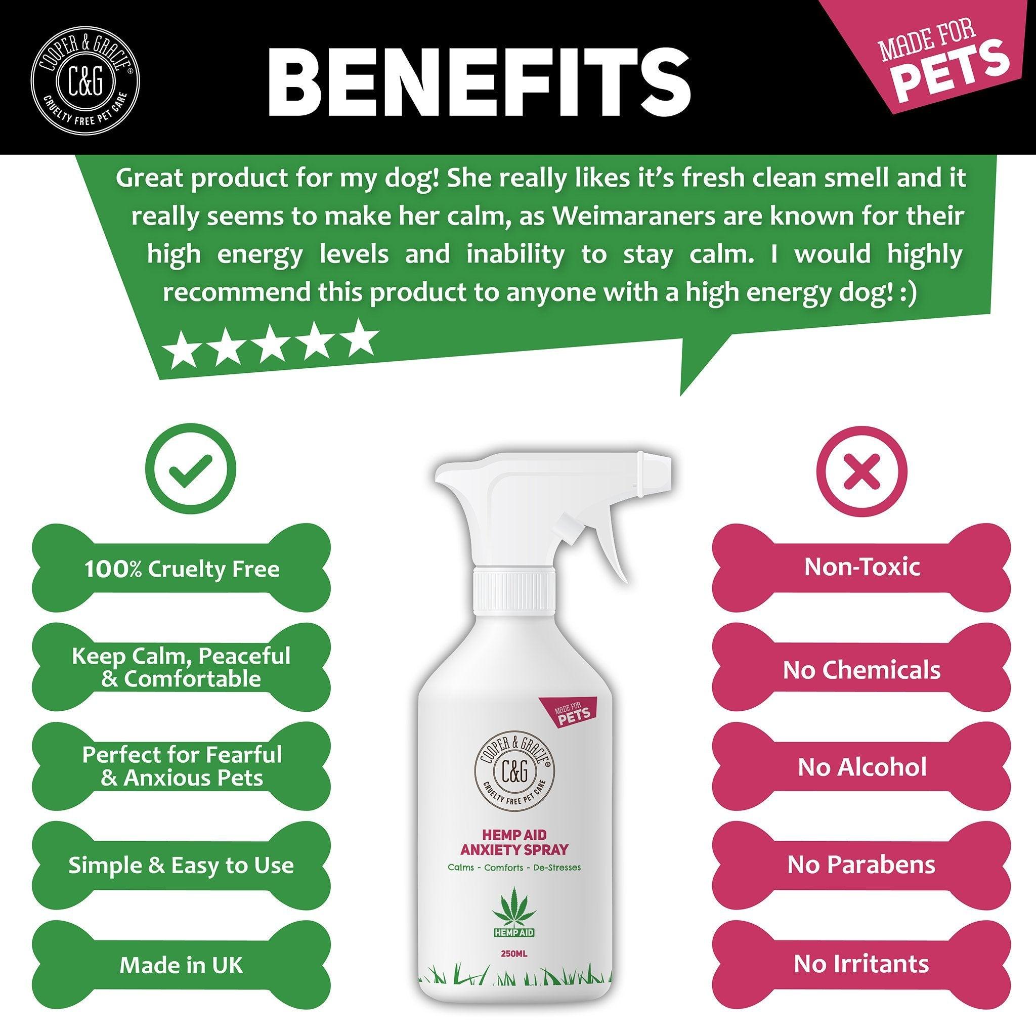 Hemp Pet Calming Spray - Cooper & Gracie™ Limited