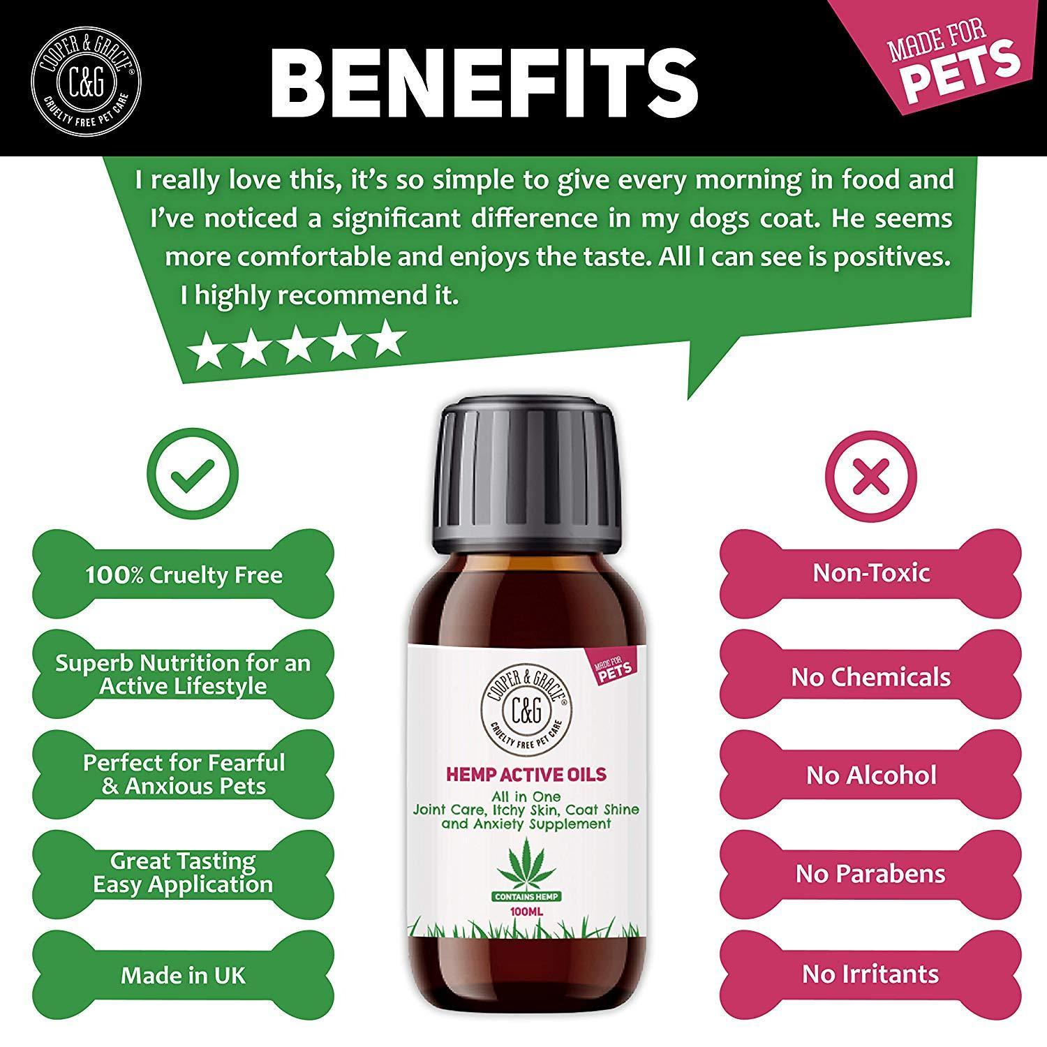 Hemp Pet Oil Supplement for Joints - Cooper & Gracie™ Limited