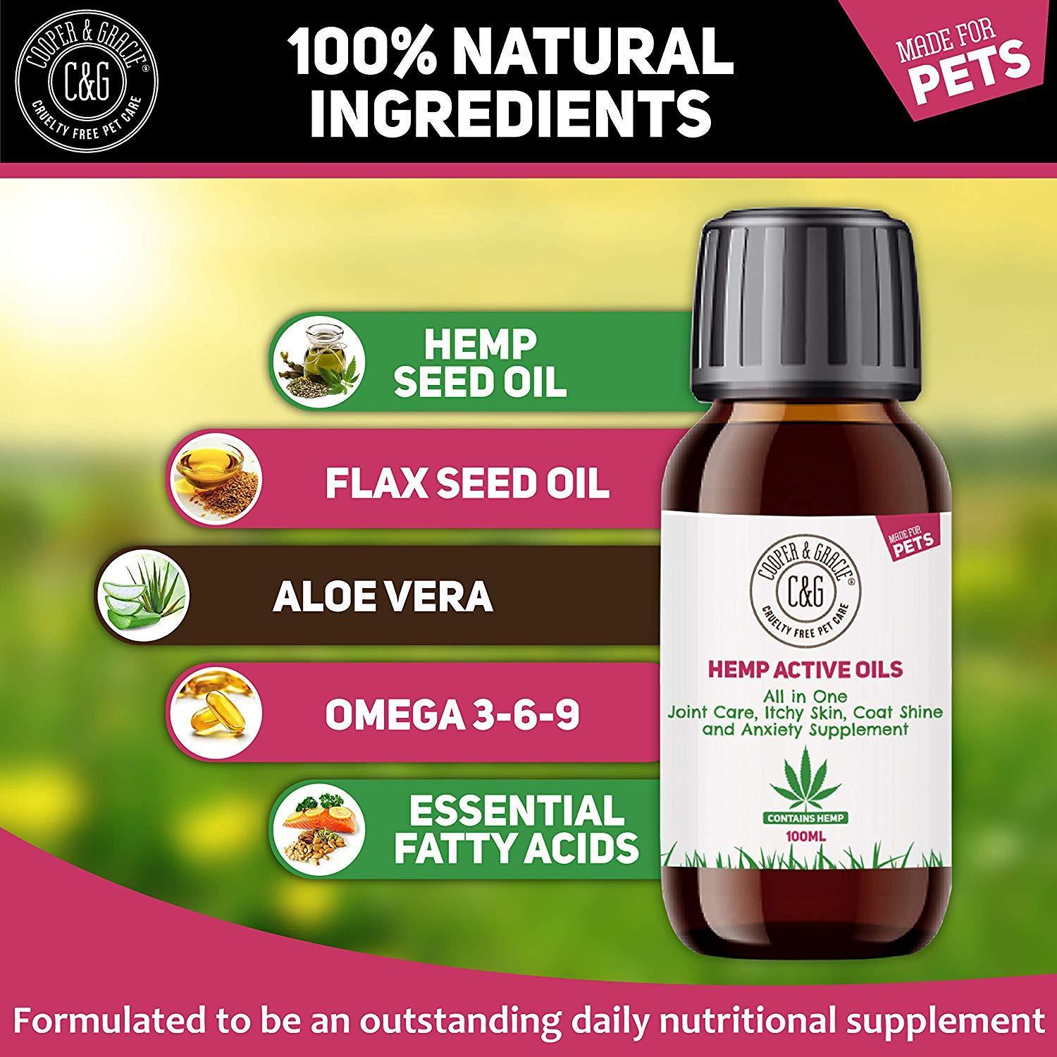 Hemp Pet Oil Supplement for Joints - Cooper & Gracie™ Limited