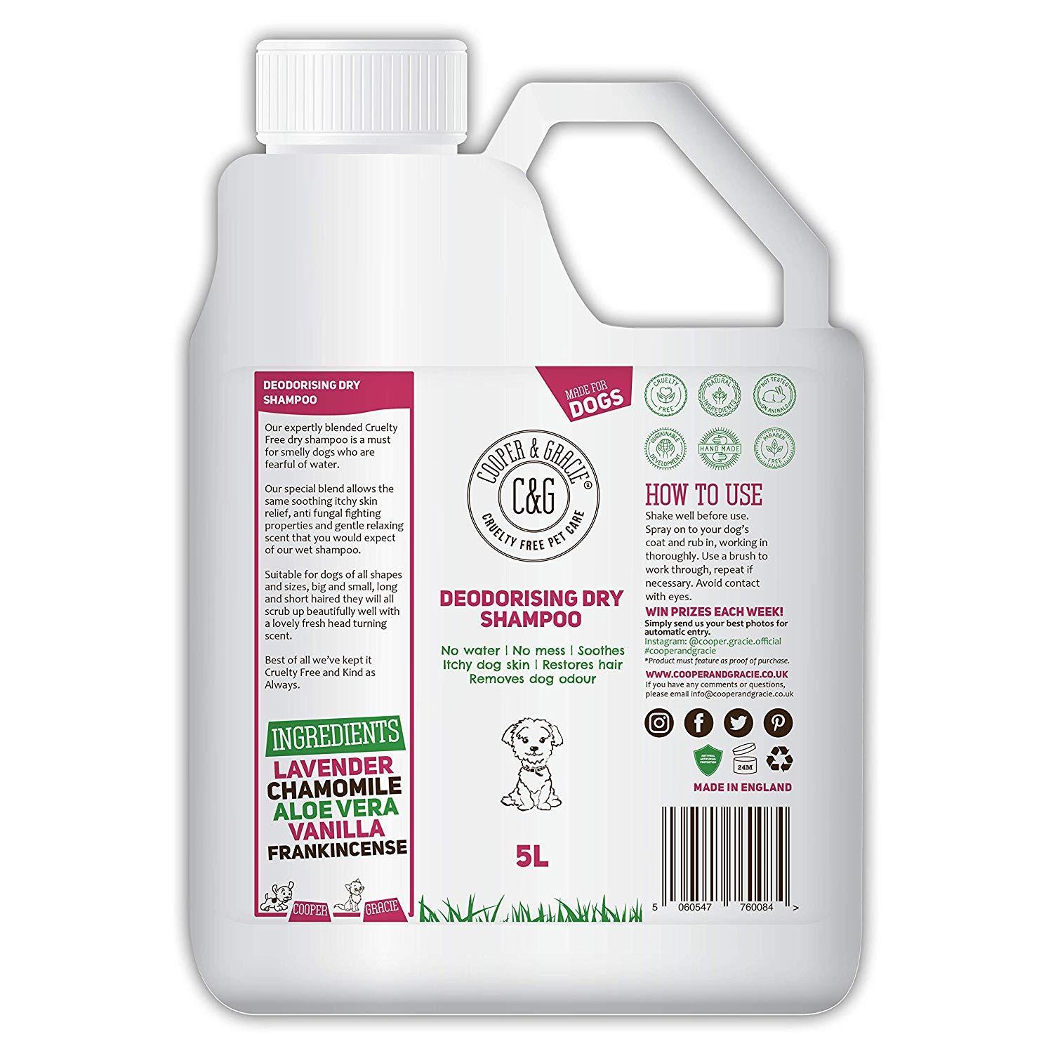 Hypoallergenic Dry Shampoo for Dogs - Cooper & Gracie™ Limited