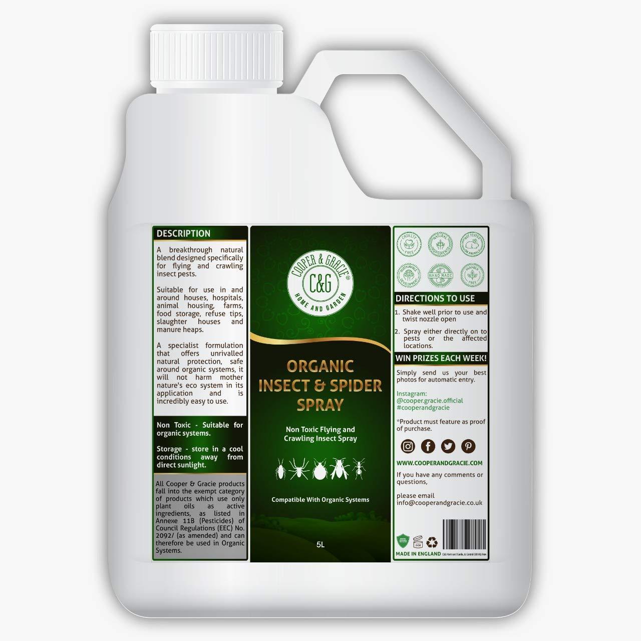 Insect and Spider Spray – Natural and Pet-Safe - Cooper & Gracie™ Limited