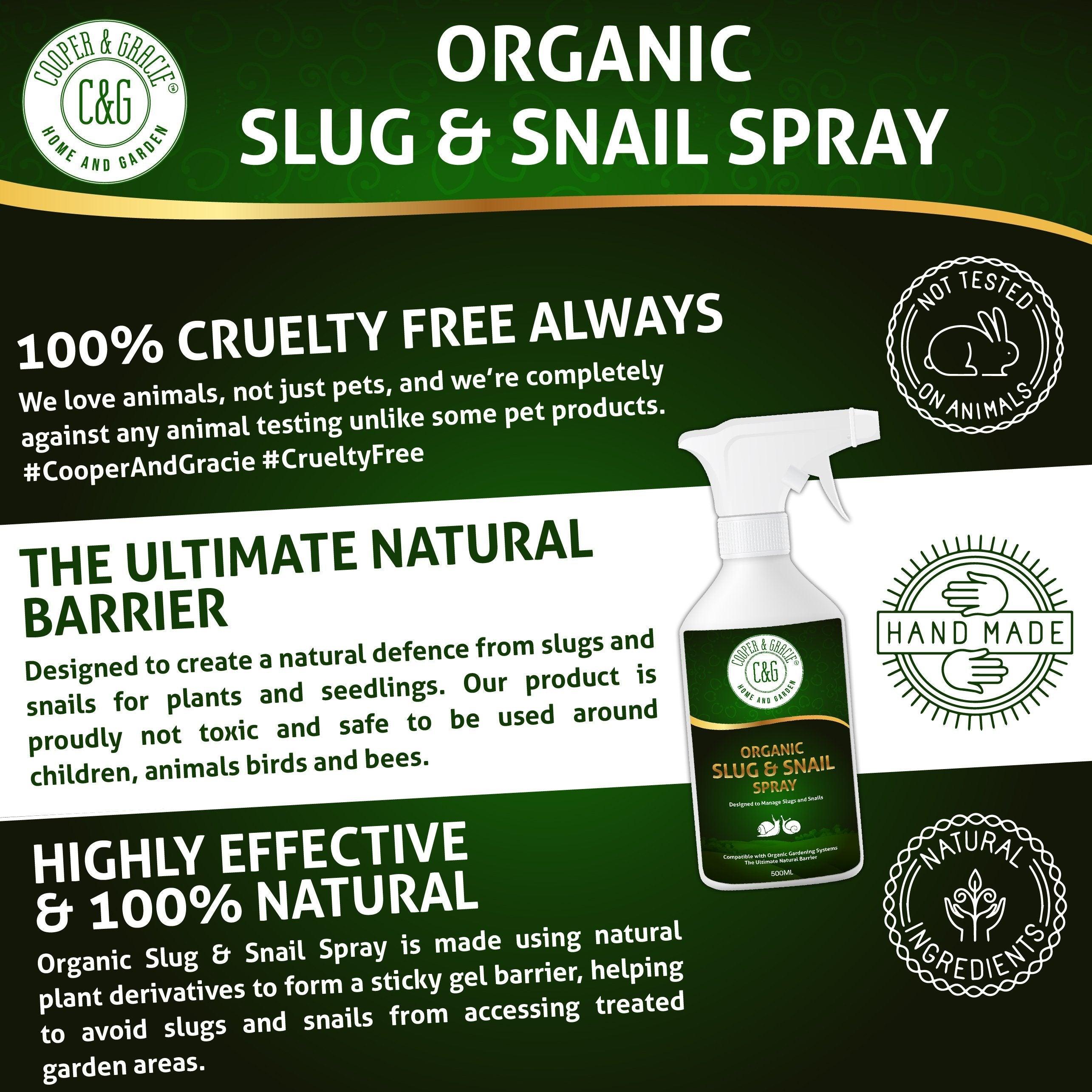 Natural Anti Slug and Snail Spray - Cooper & Gracie™ Limited