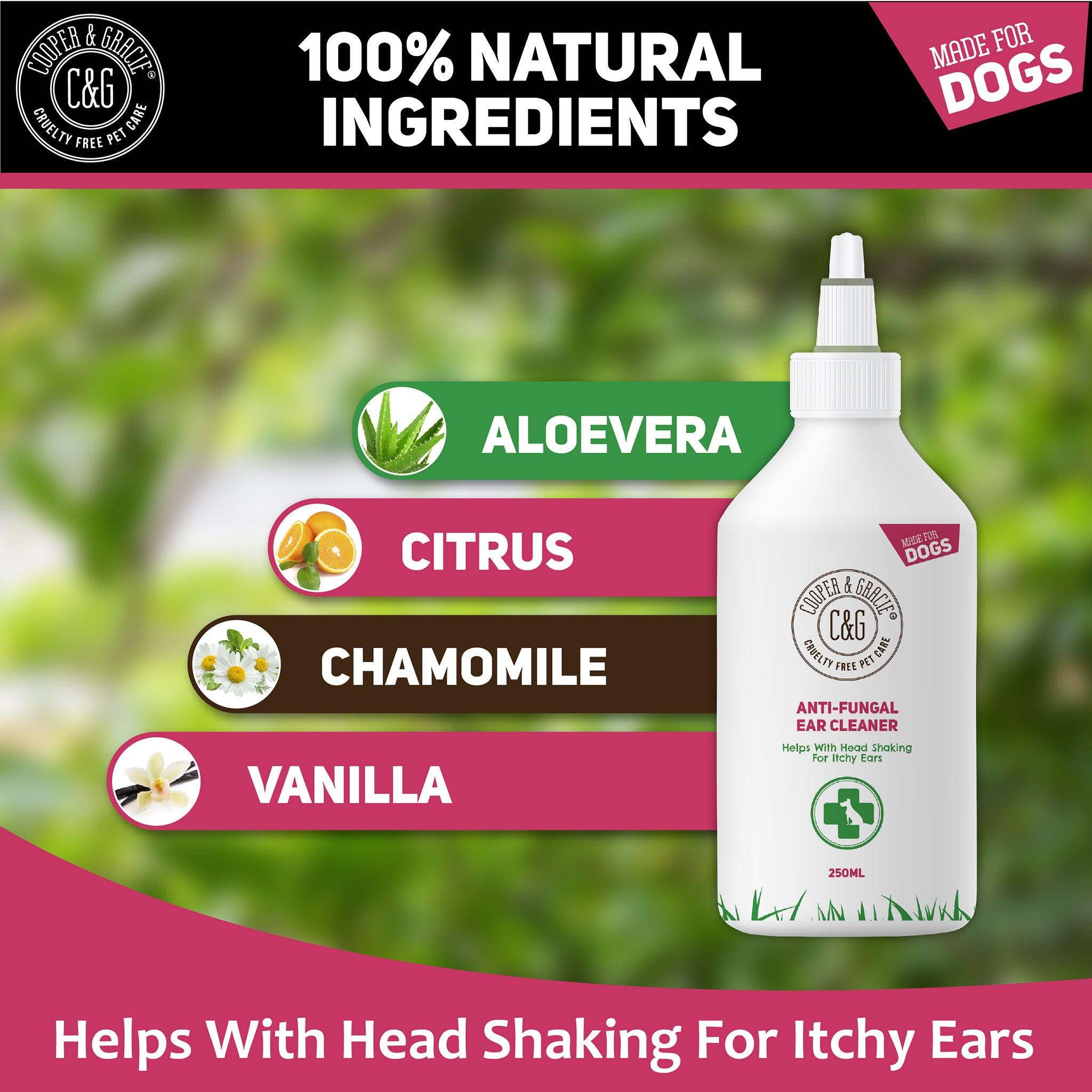Natural Ear Cleaner for Dogs - Cooper & Gracie™ Limited