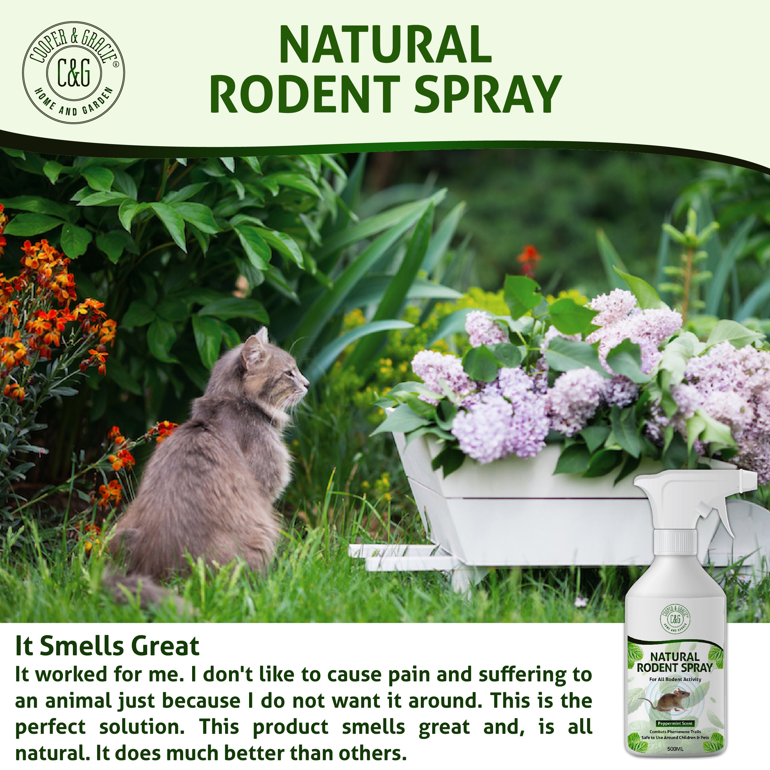 Natural Rodent Repellent & Odour Remover