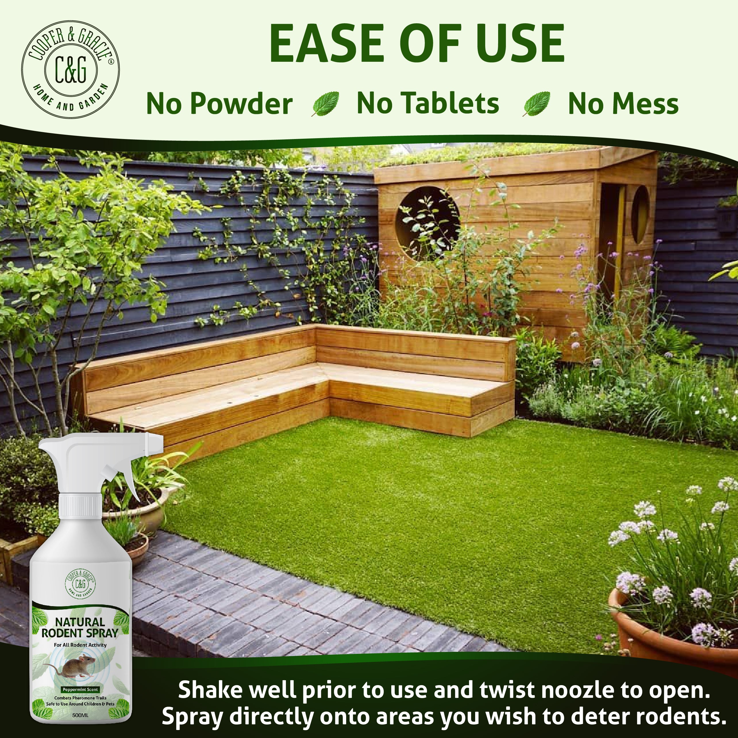 Natural Rodent Repellent & Odour Remover