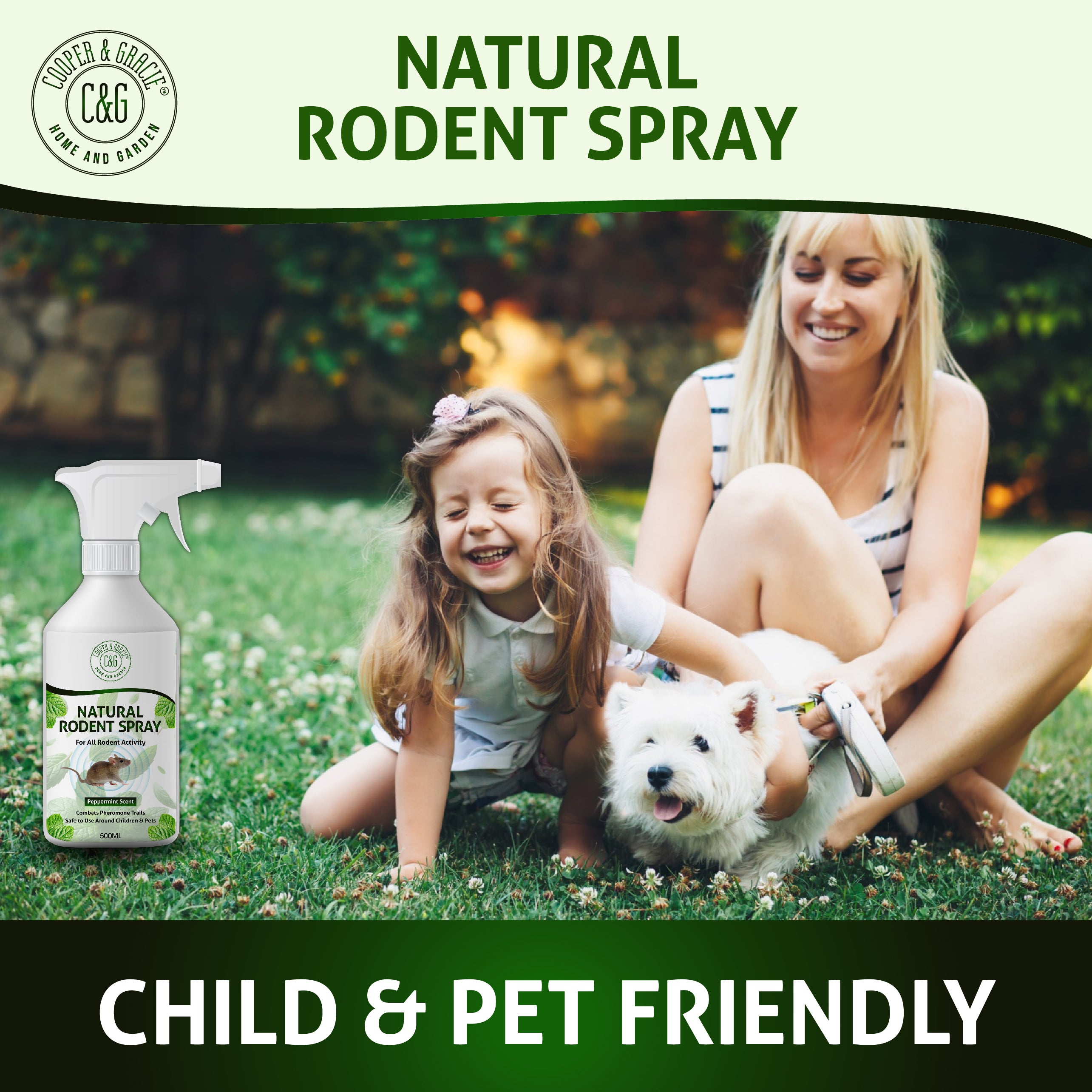 Natural Rodent Repellent & Odour Remover