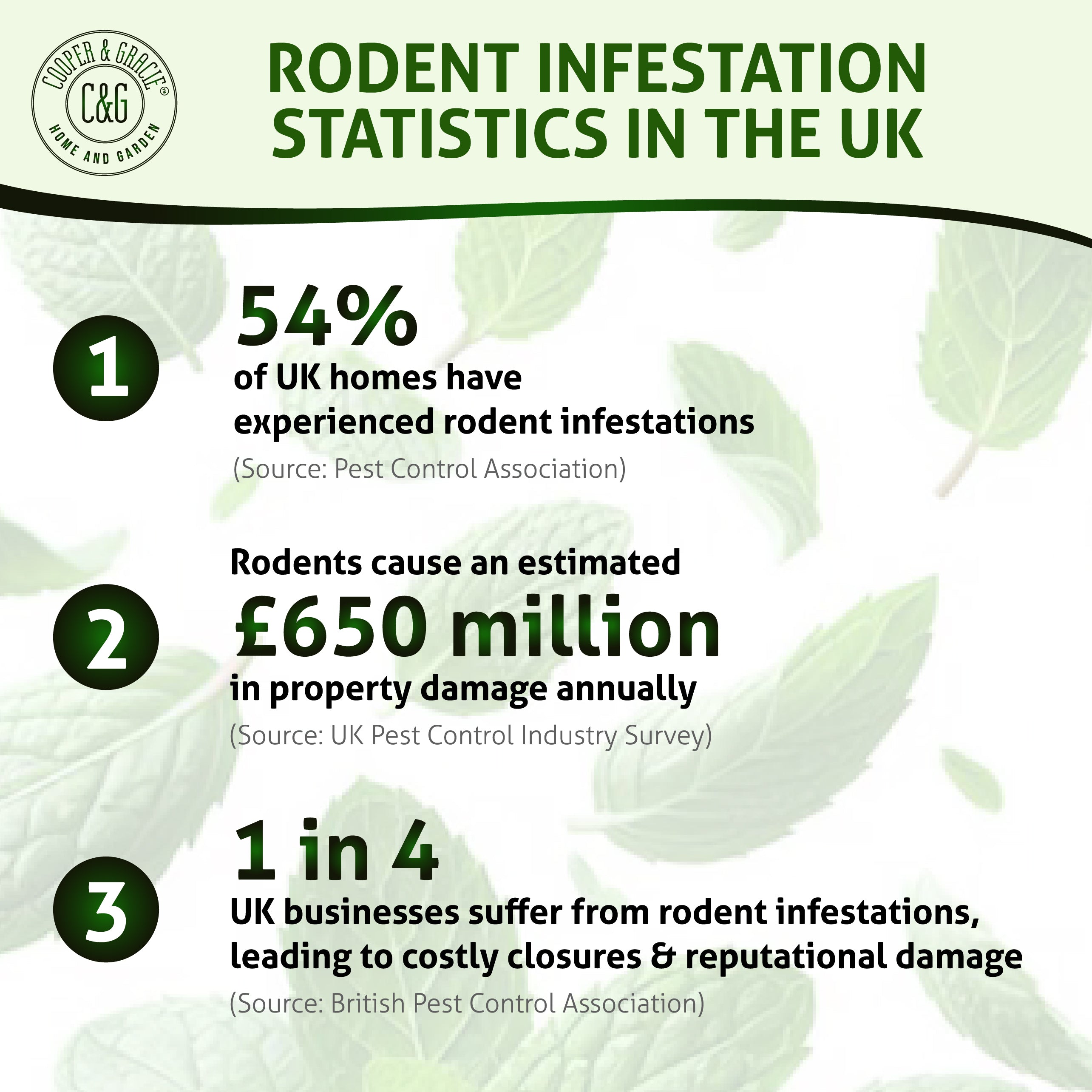 Natural Rodent Repellent & Odour Remover