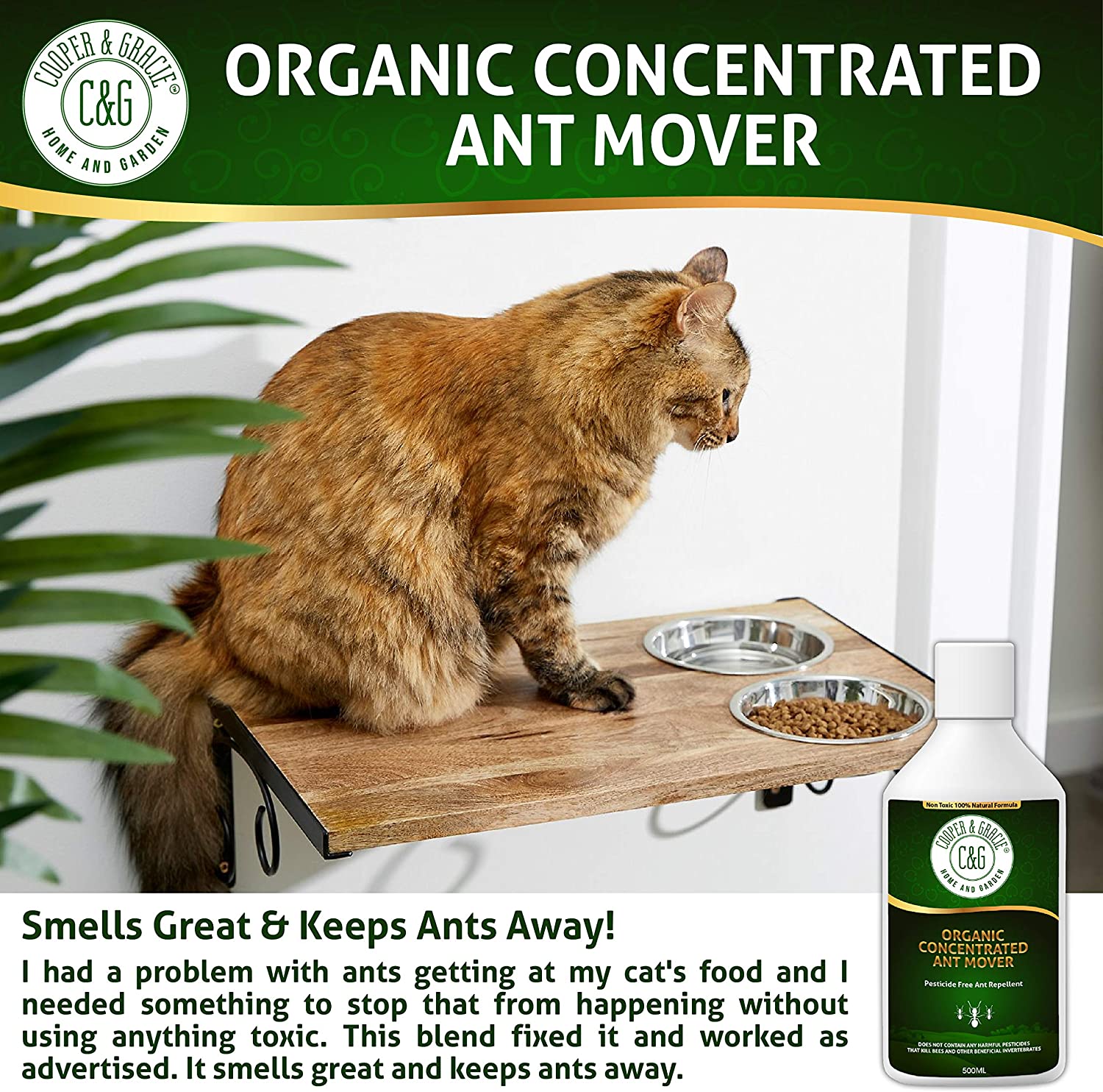 Organic Concentrated Ant Mover 500ml - Cooper & Gracie™ Limited