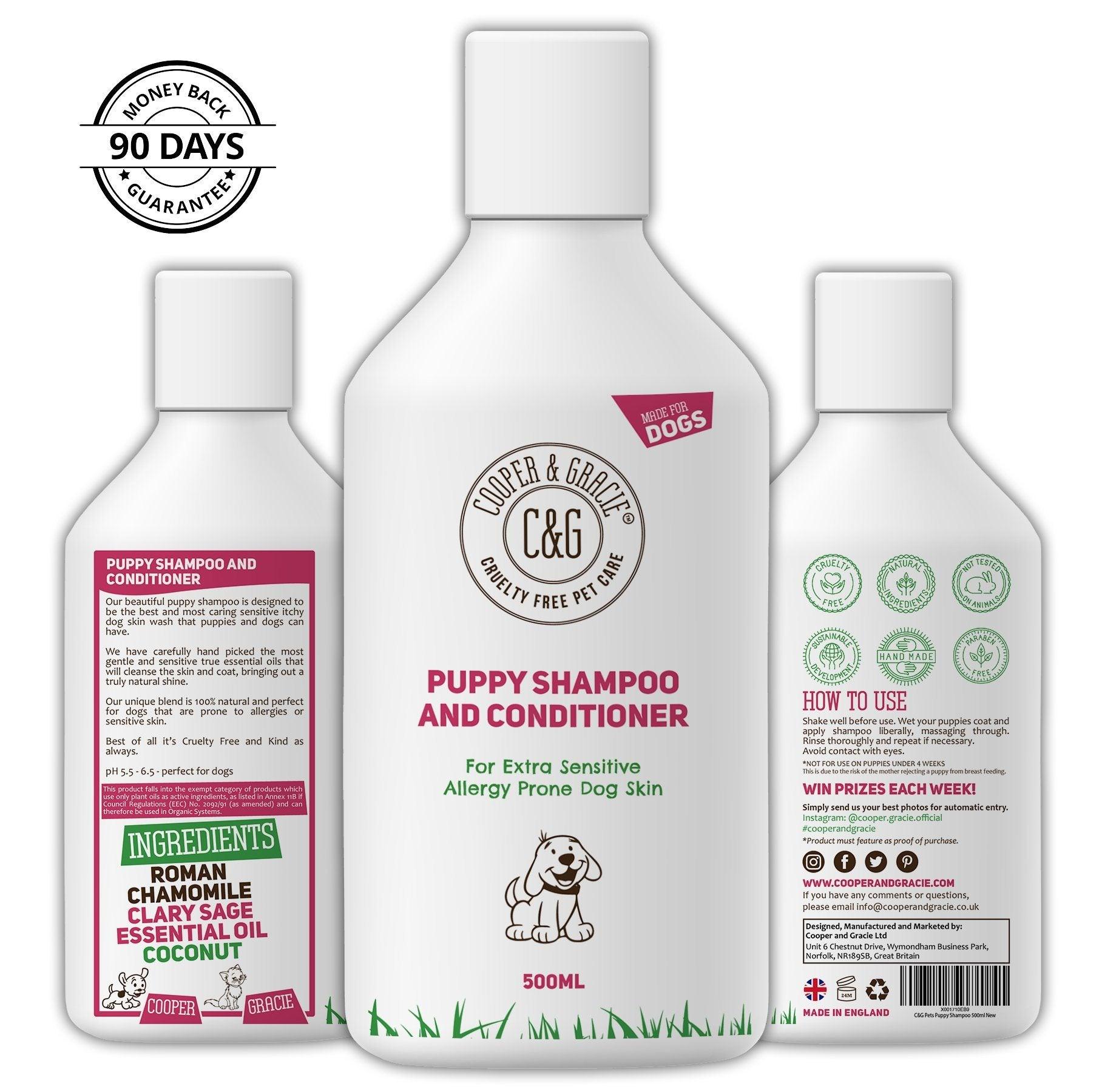 Puppy Shampoo - Anti Itch for Sensitive Skin - Cooper & Gracie™ Limited