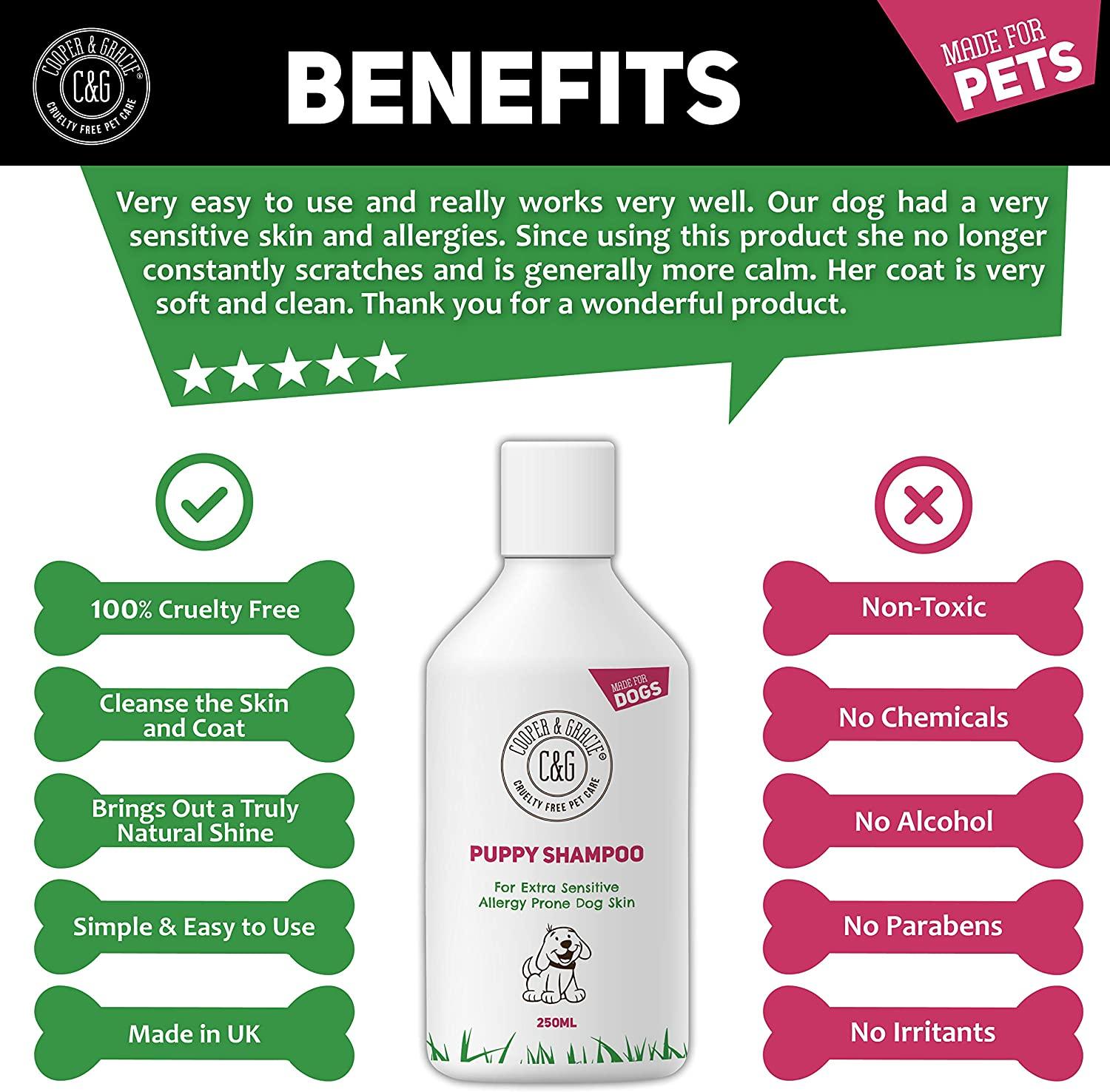 Puppy Shampoo - Anti Itch for Sensitive Skin - Cooper & Gracie™ Limited