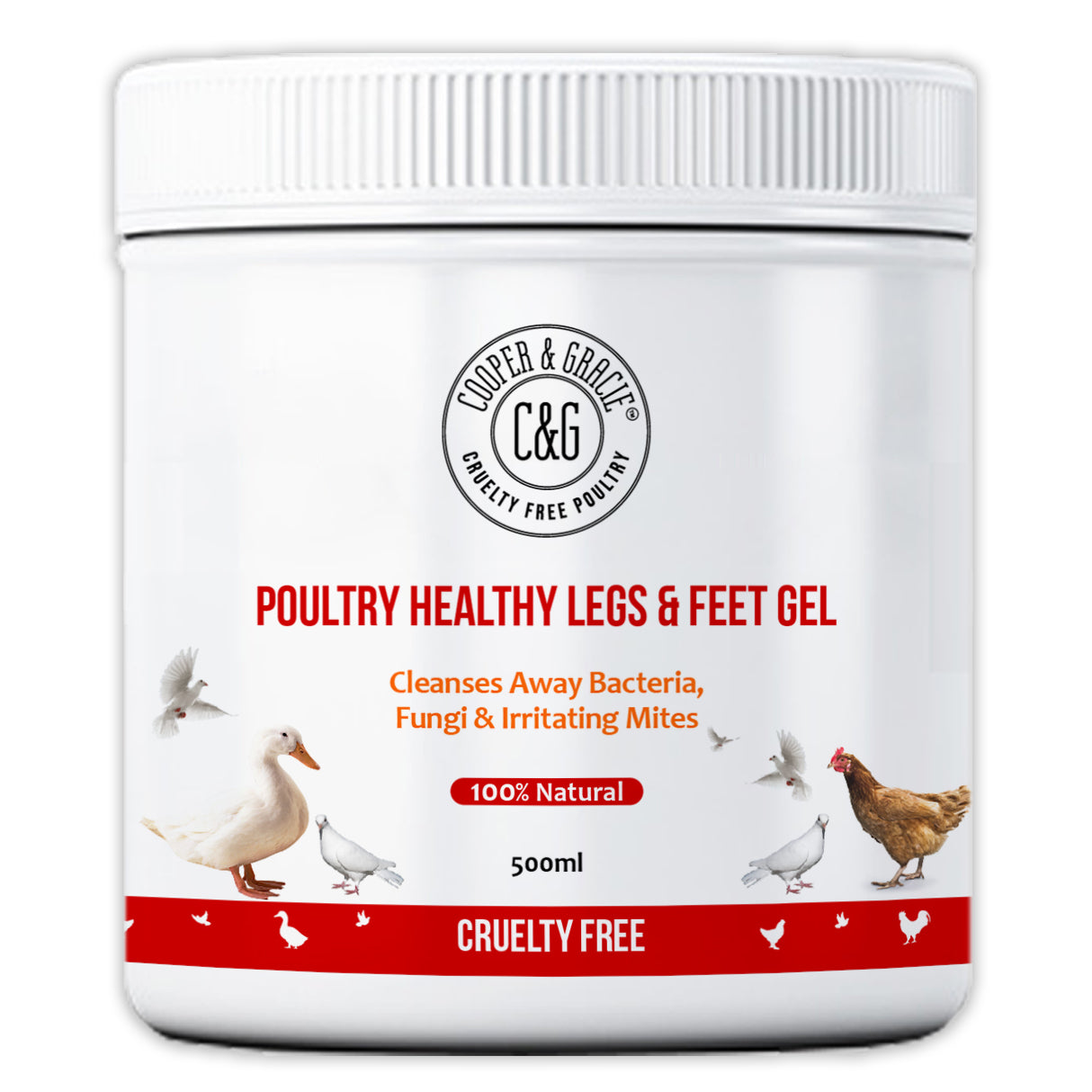 Scaly Legs and Feet Gel for Chickens and Poultry - Cooper & Gracie™ Limited