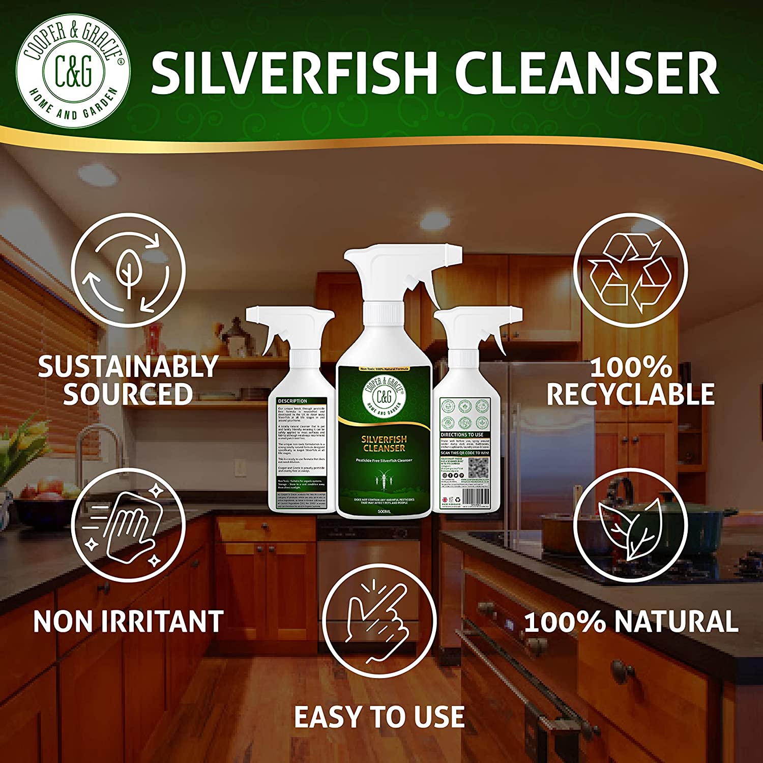 Silverfish Cleanser Spray - Cooper & Gracie™ Limited