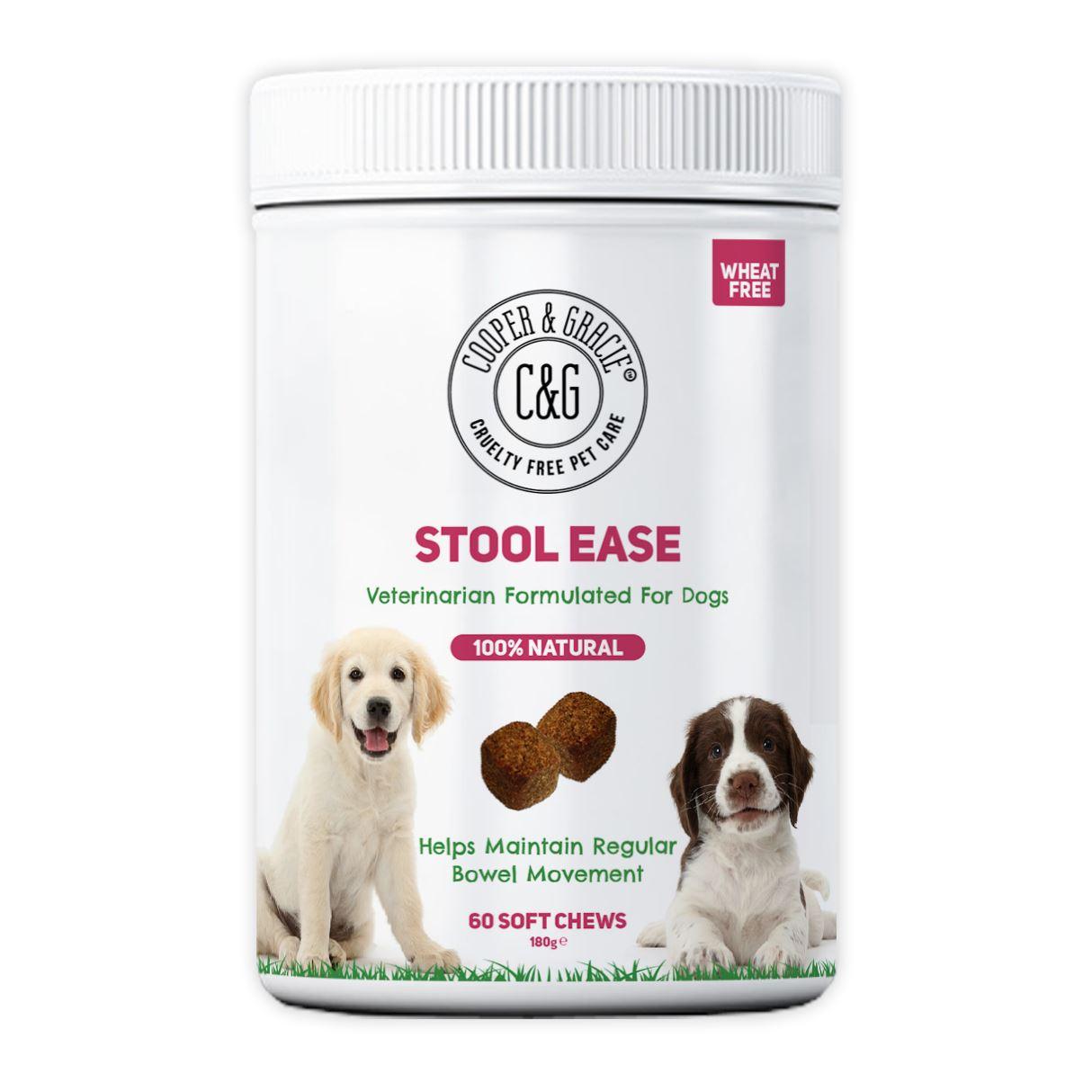 Stool Ease for Dogs 60 Soft Chews - Cooper & Gracie™ Limited