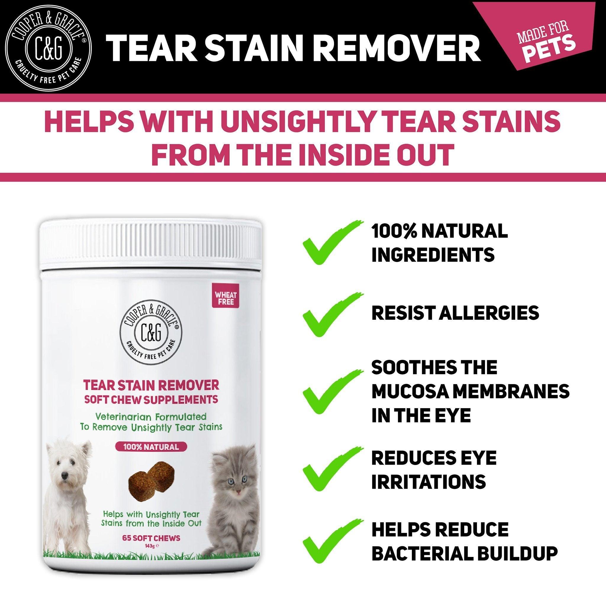 Tear Stain Supplement 65 Soft Chews - Cooper & Gracie™ Limited