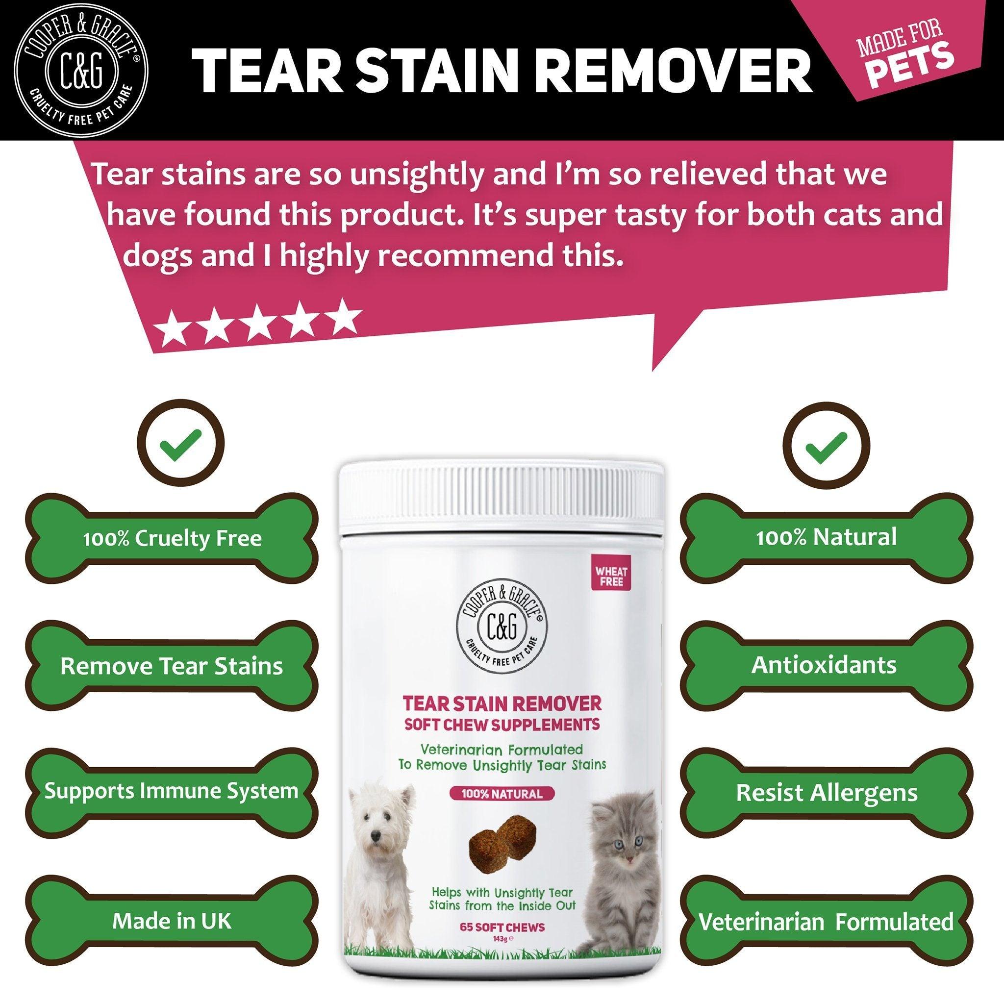 Tear Stain Supplement 65 Soft Chews - Cooper & Gracie™ Limited