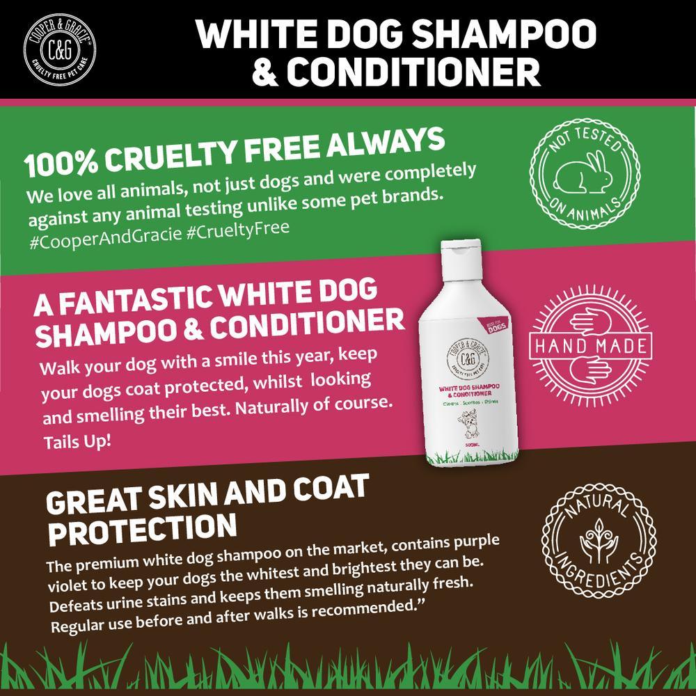 White Coat Dog Shampoo and Conditioner - Cooper & Gracie™ Limited