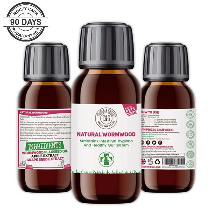 Wormwood for Dogs and Cats for Intestinal Health - Cooper & Gracie™ Limited