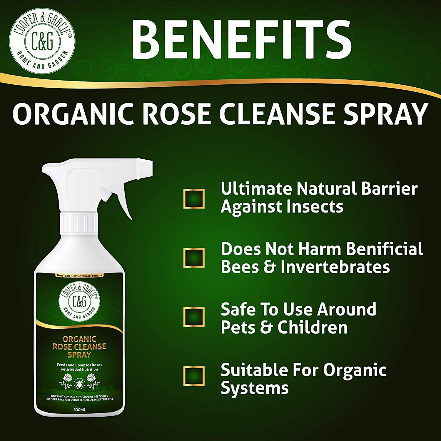 Organic Rose Cleanse Spray Quick Rose Insect Cleansing (4571052638263)