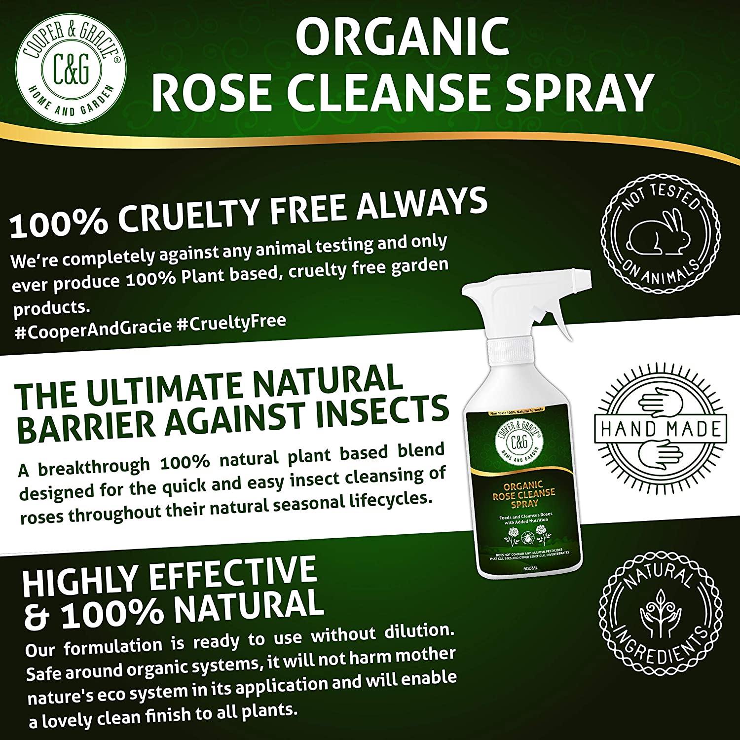 Organic Rose Cleanse Spray Quick Rose Insect Cleansing (4571052638263)