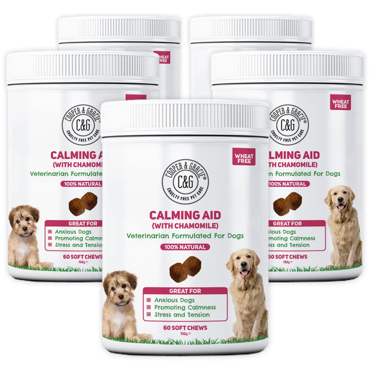 Calming Supplements for Dogs with Chamomile