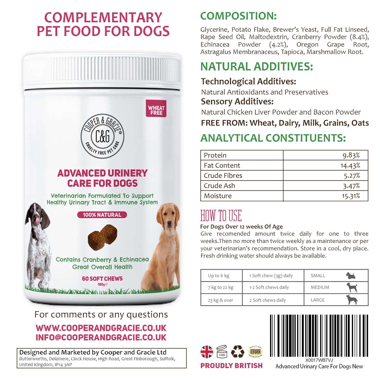Dog Urinary Health Supplements