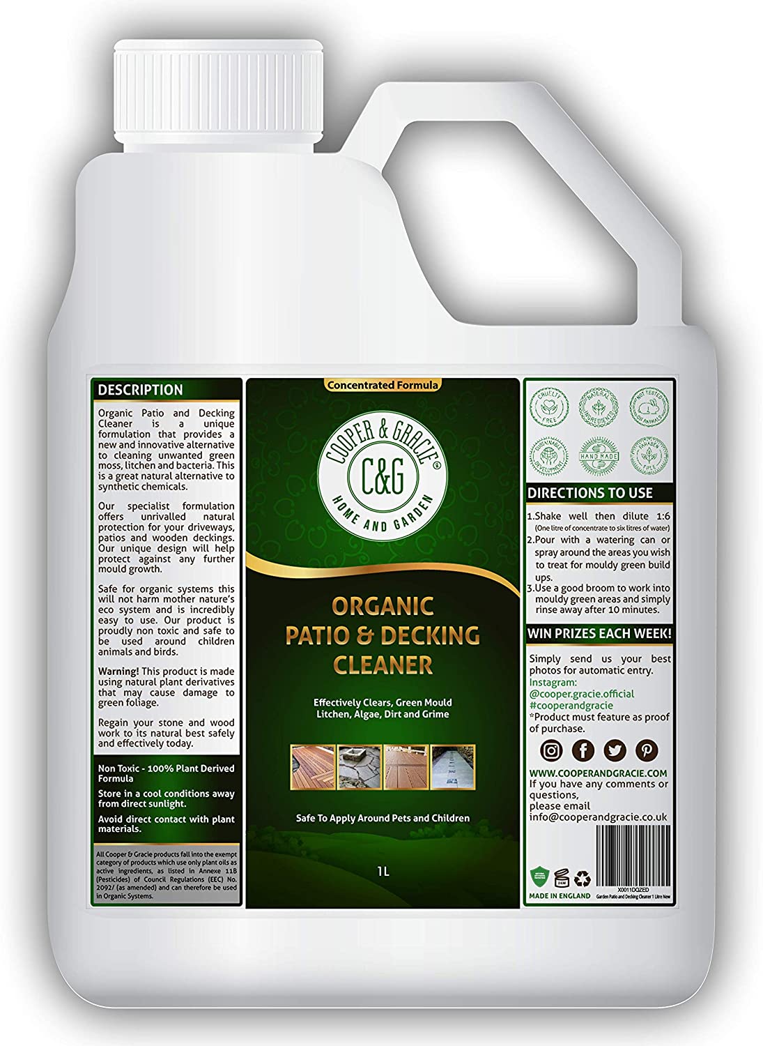Pet Friendly Patio and Decking Cleaner – Plant Based